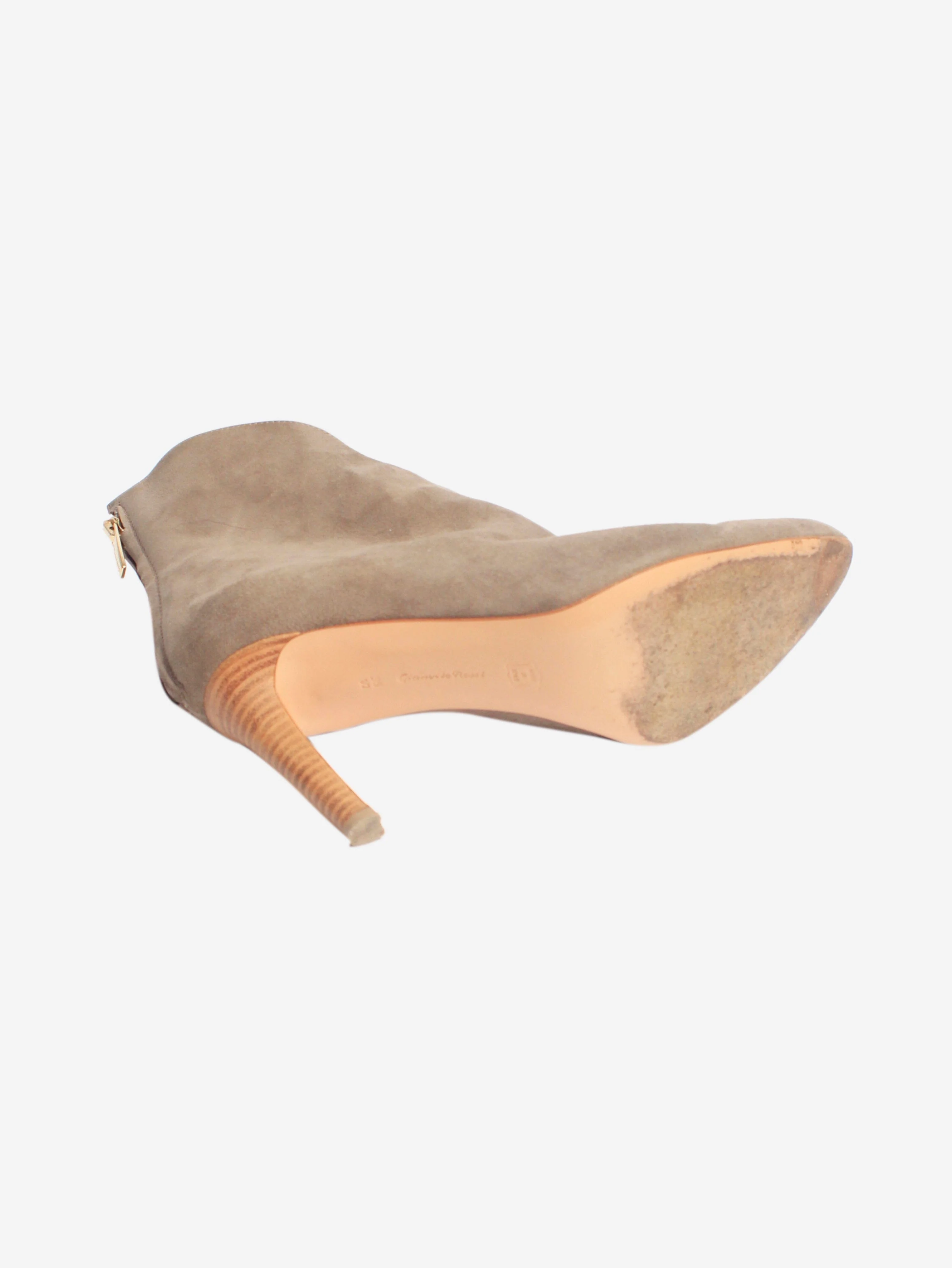 Grey suede ankle boots - size EU 36.5 - Image 4