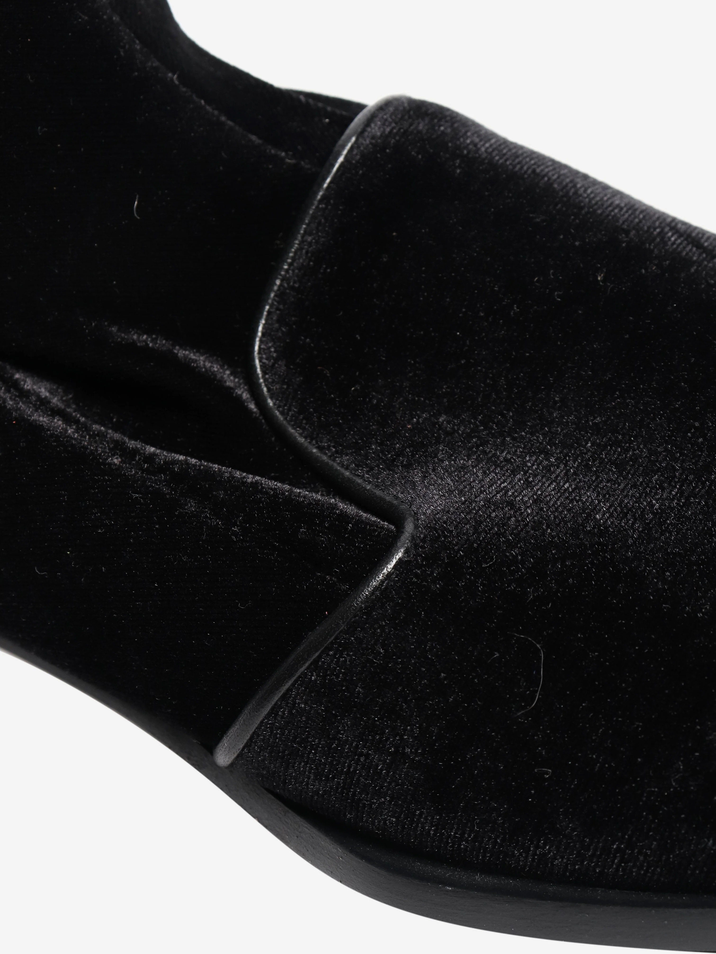 Black velvet ankle boots - size EU 41 - Image 3