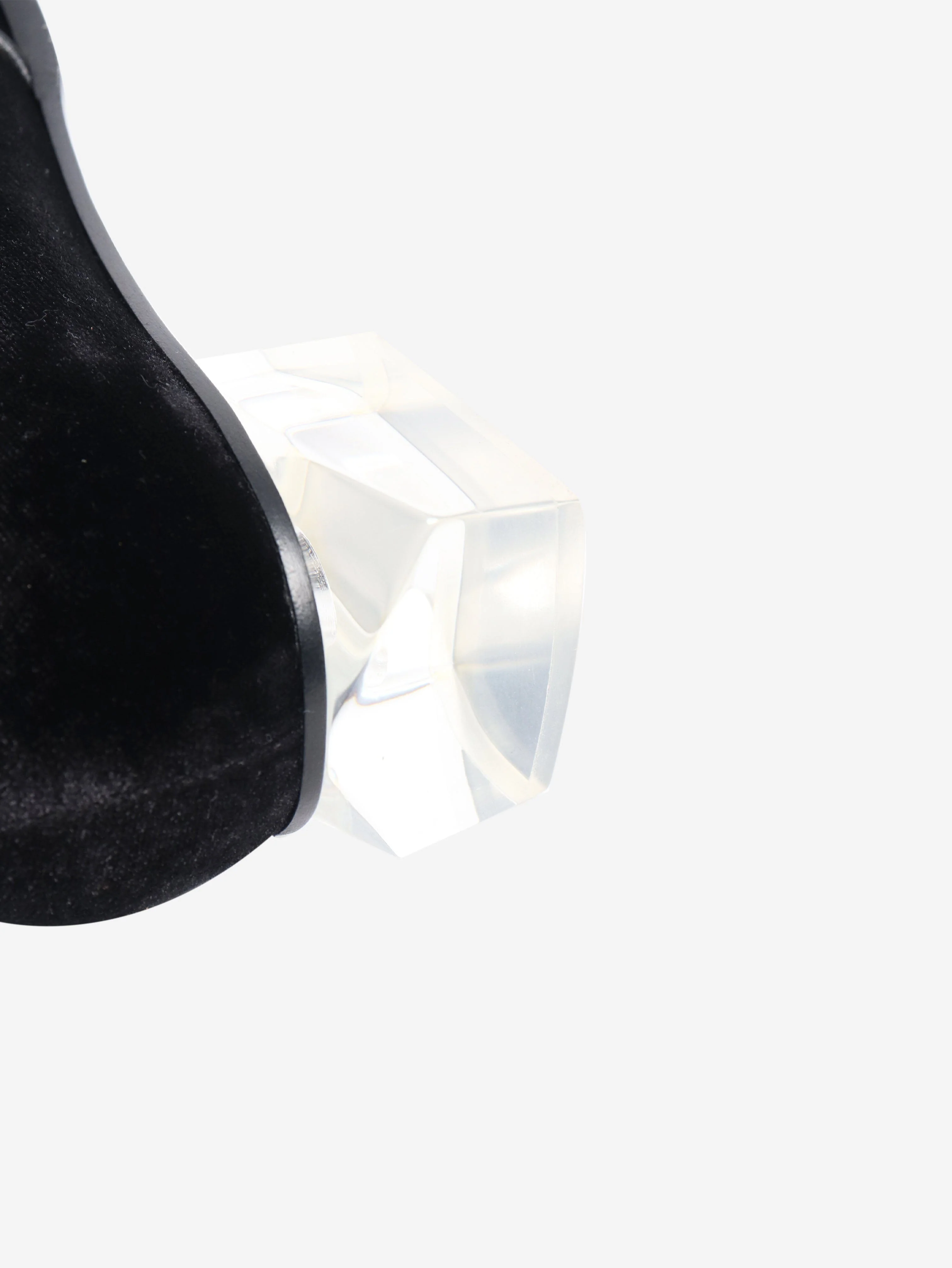 Black velvet ankle boots - size EU 41 - Image 4