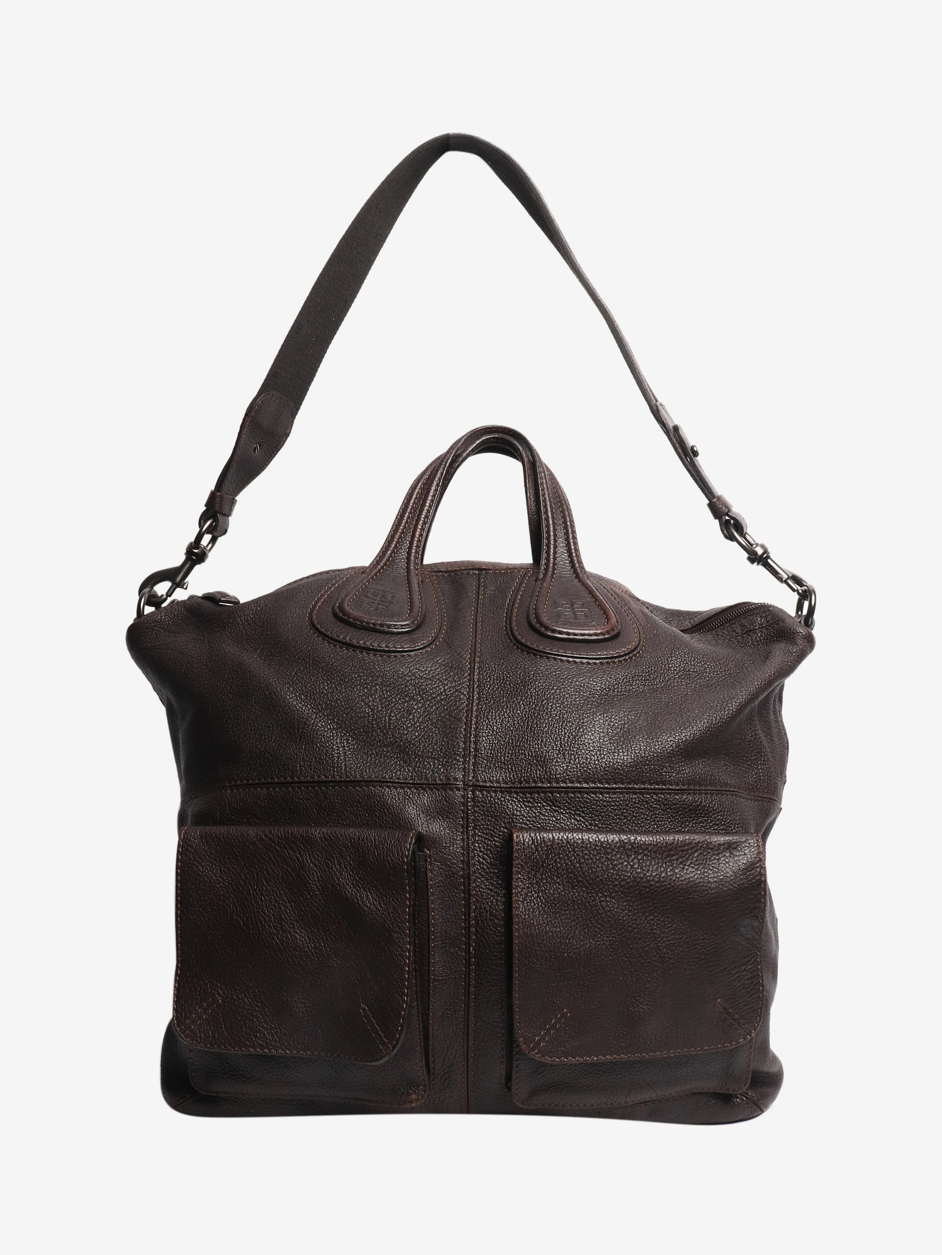 Dark brown Nightingale leather tote bag - Image 2