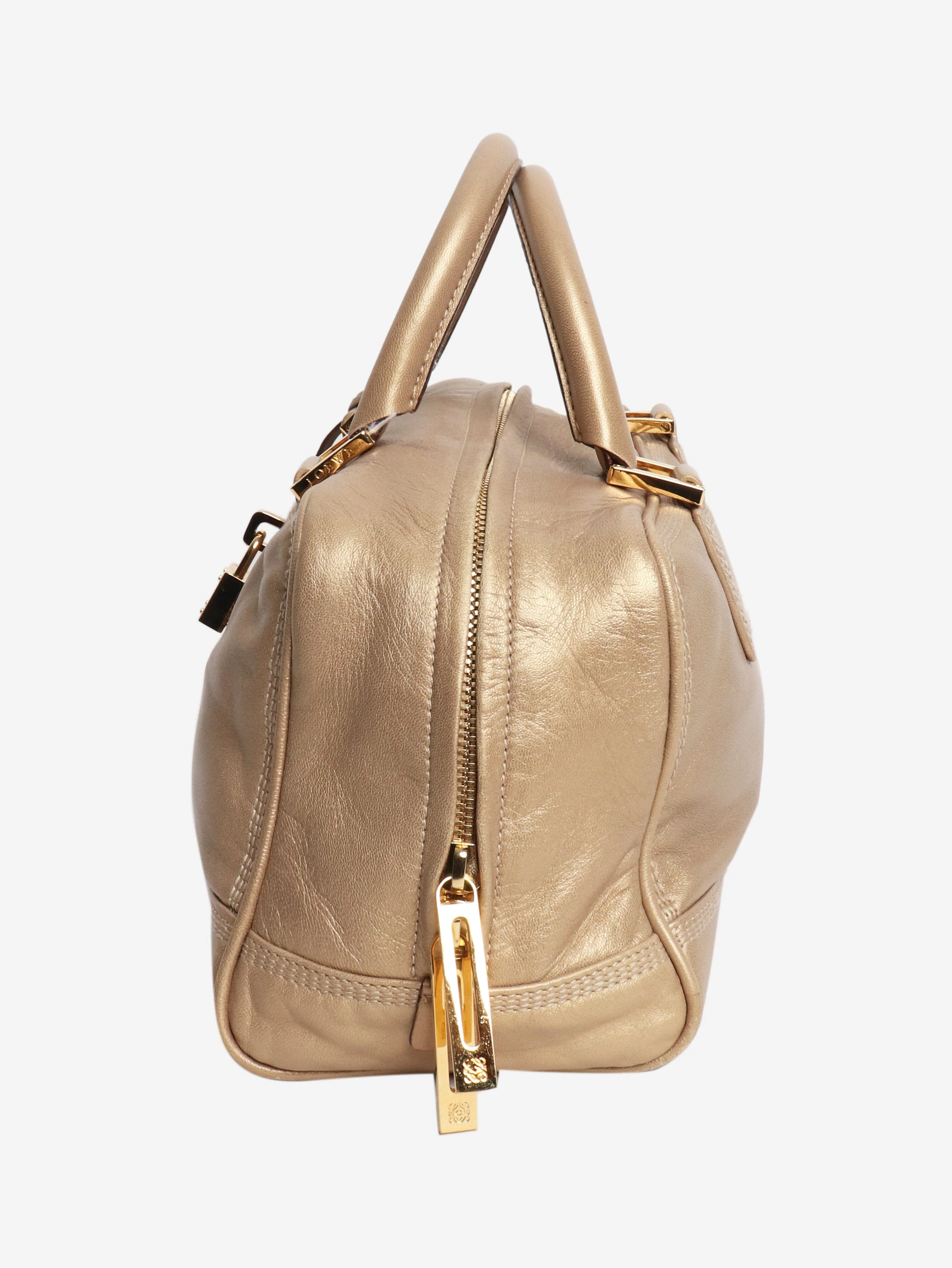 Gold Amazona leather bag - Image 2
