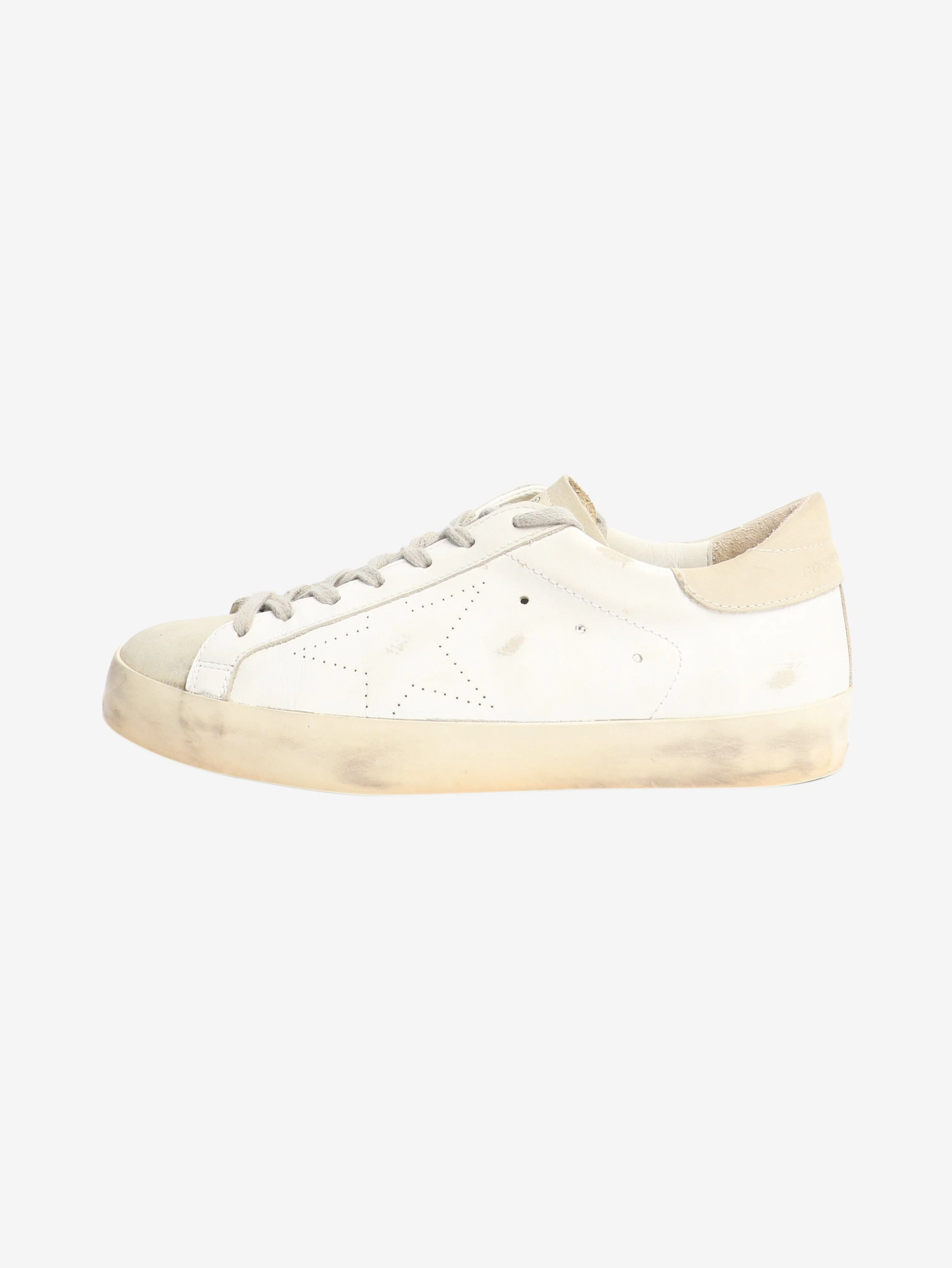 White Superstar trainers - size EU 39