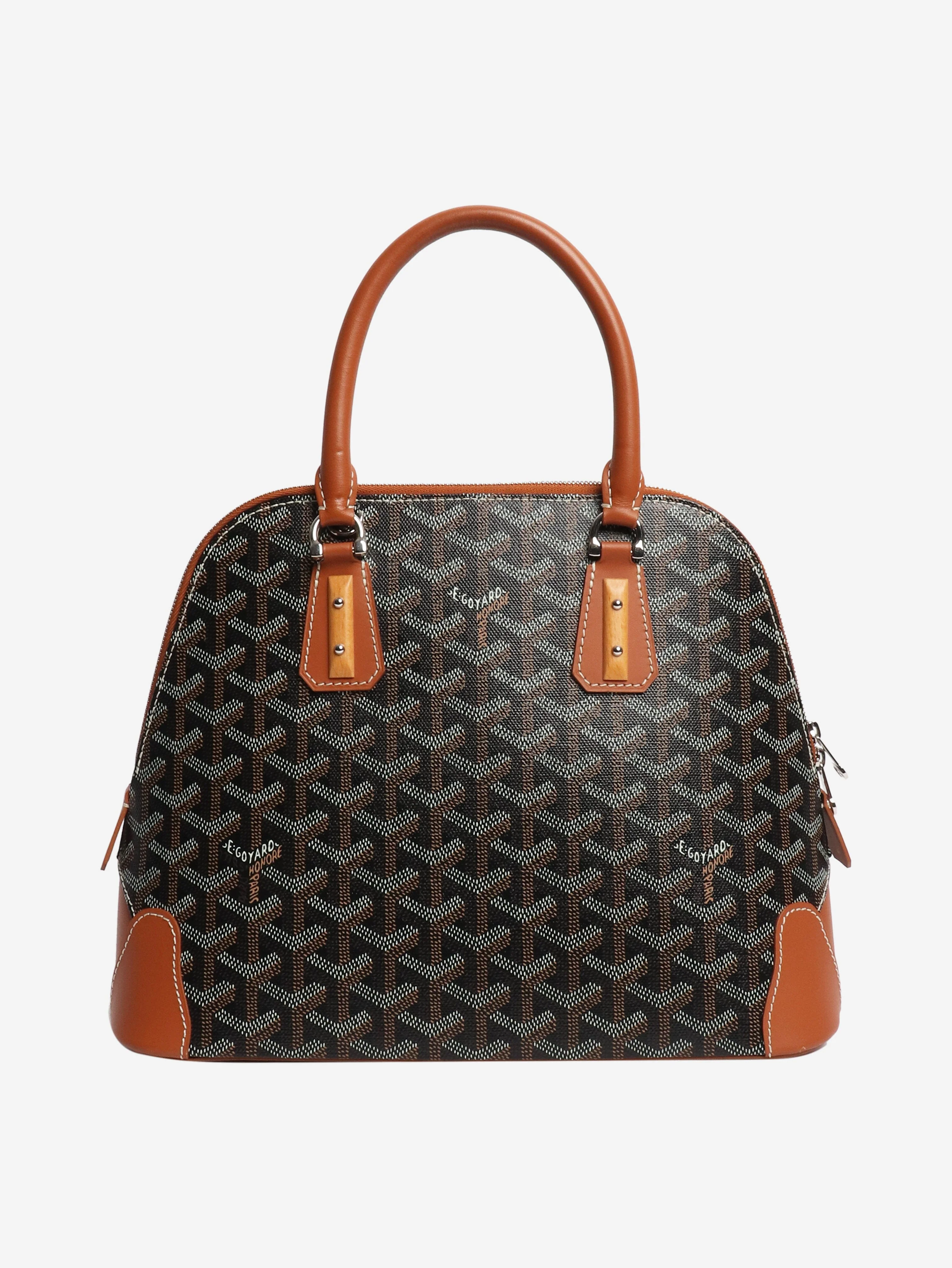 Brown Vendome top handle bag - Image 3