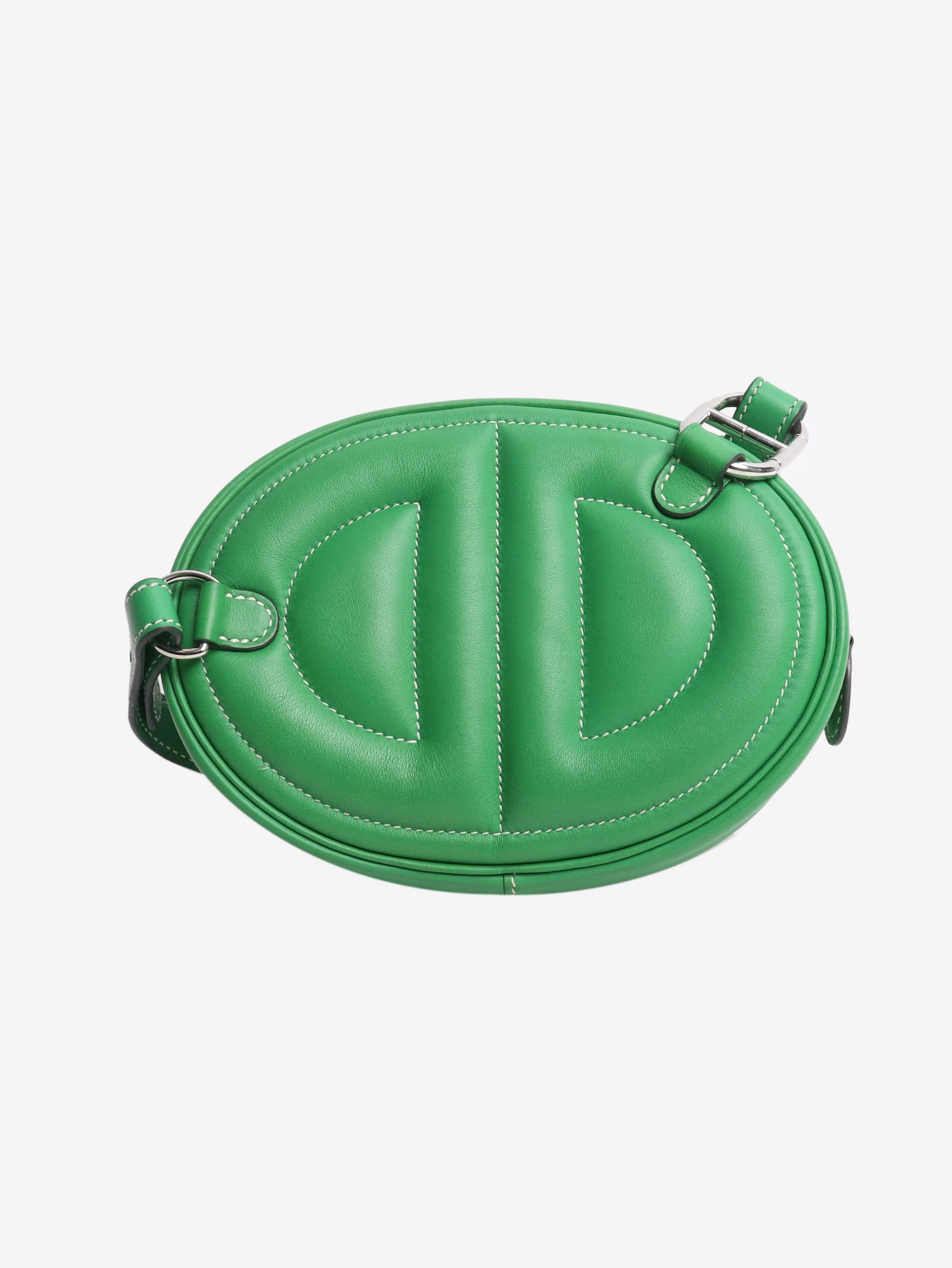 Green In-The-Loop oval bag
