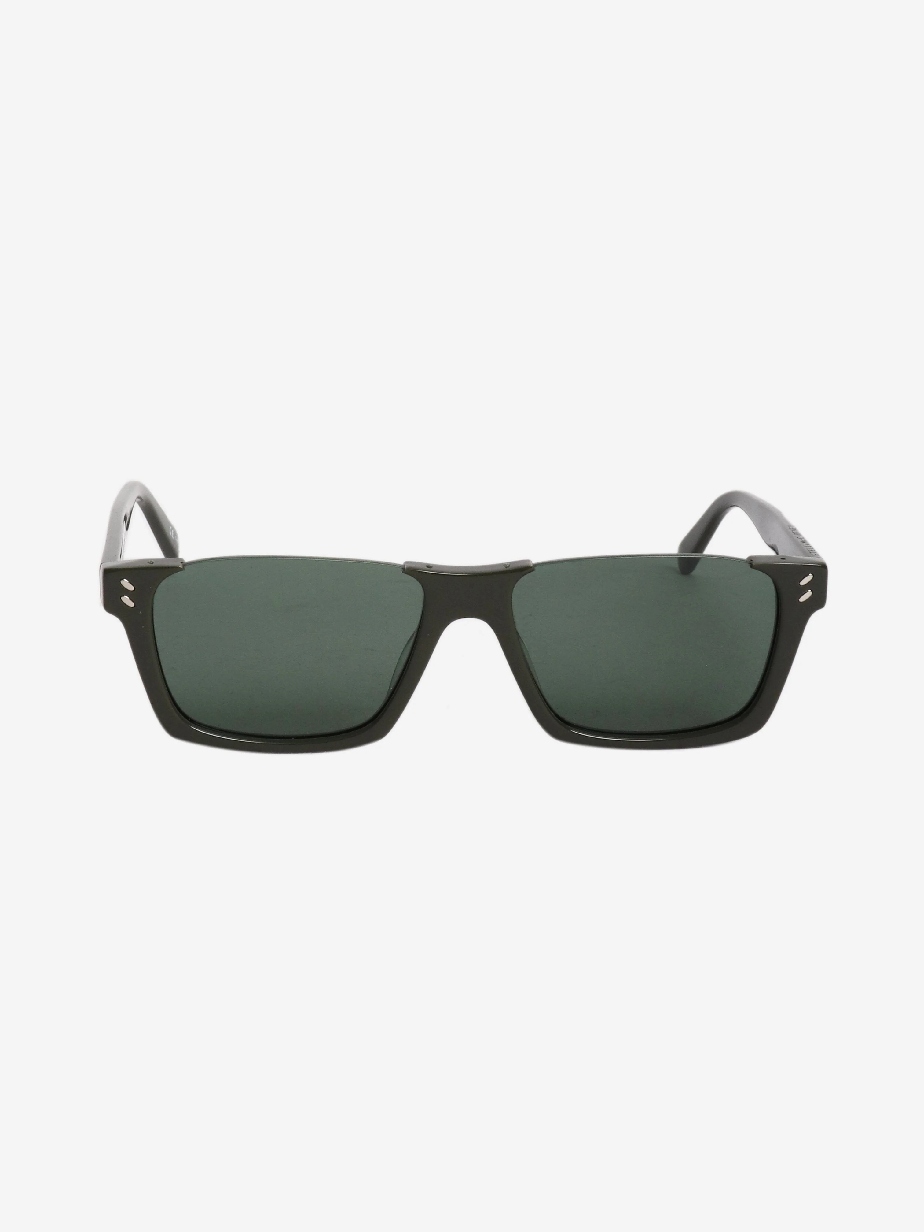 Green square sunglasses