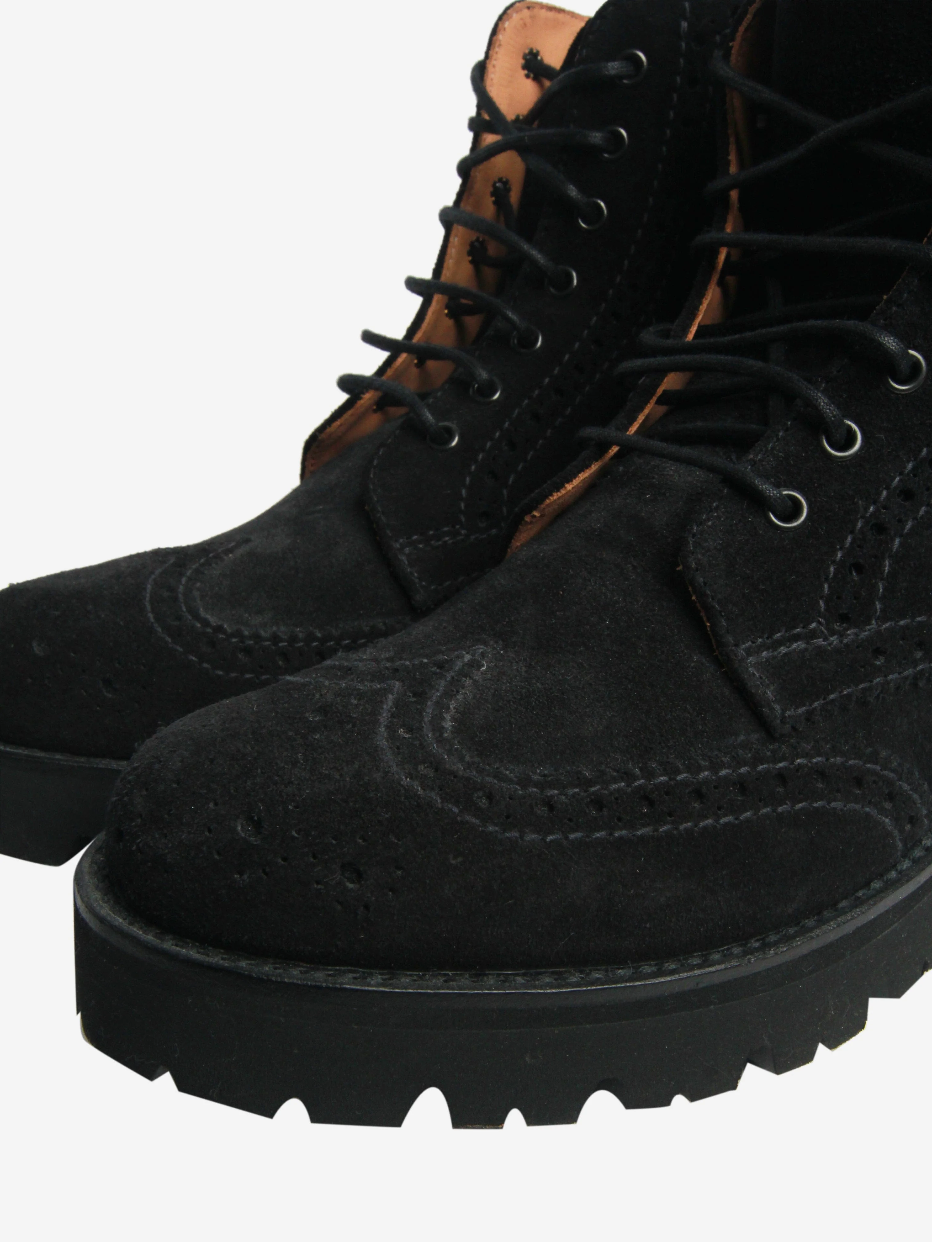 Black suede ankle boots - size EU 37.5 - Image 3