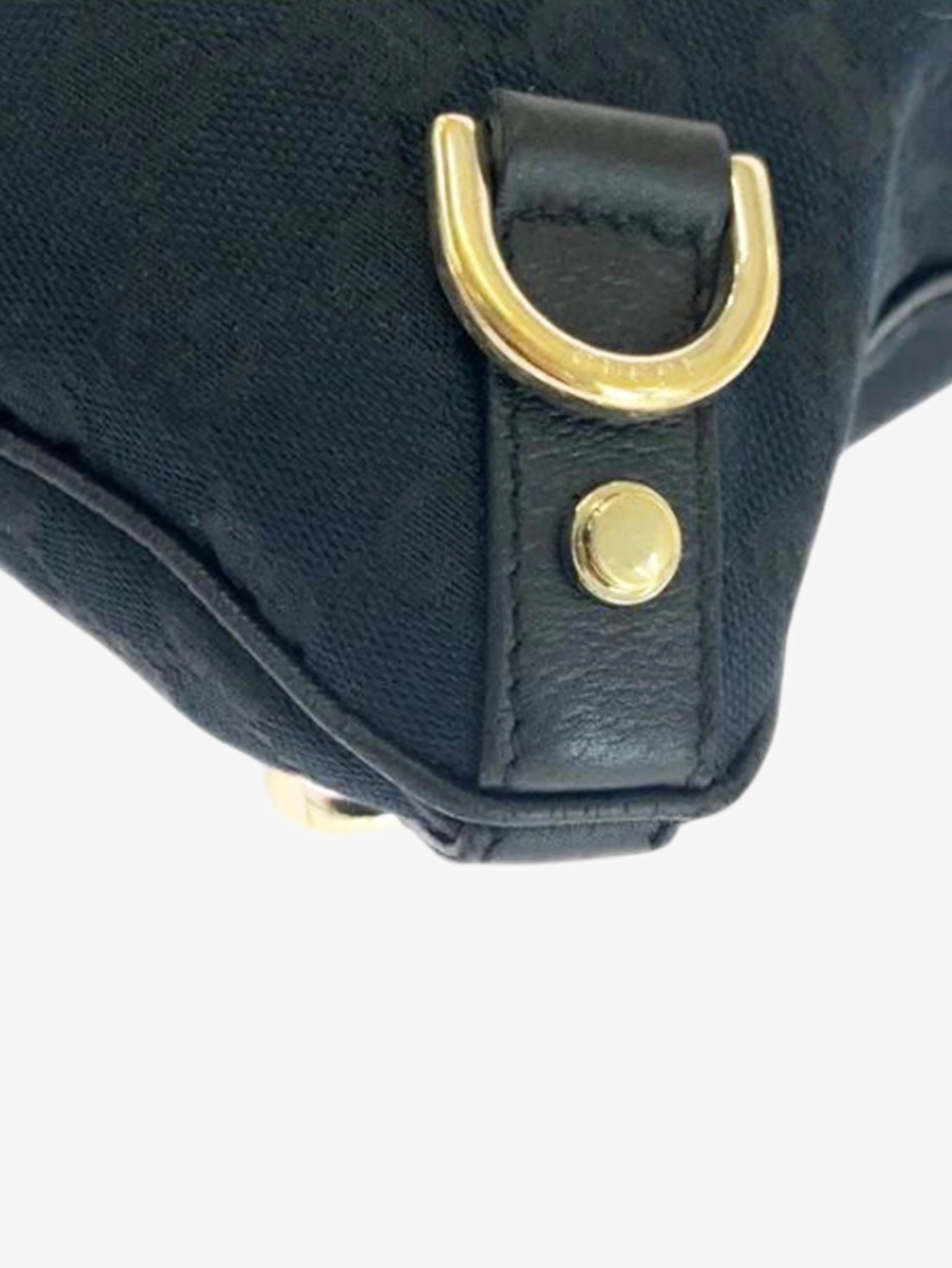Black Abbey GG canvas shoulder bag - Image 13