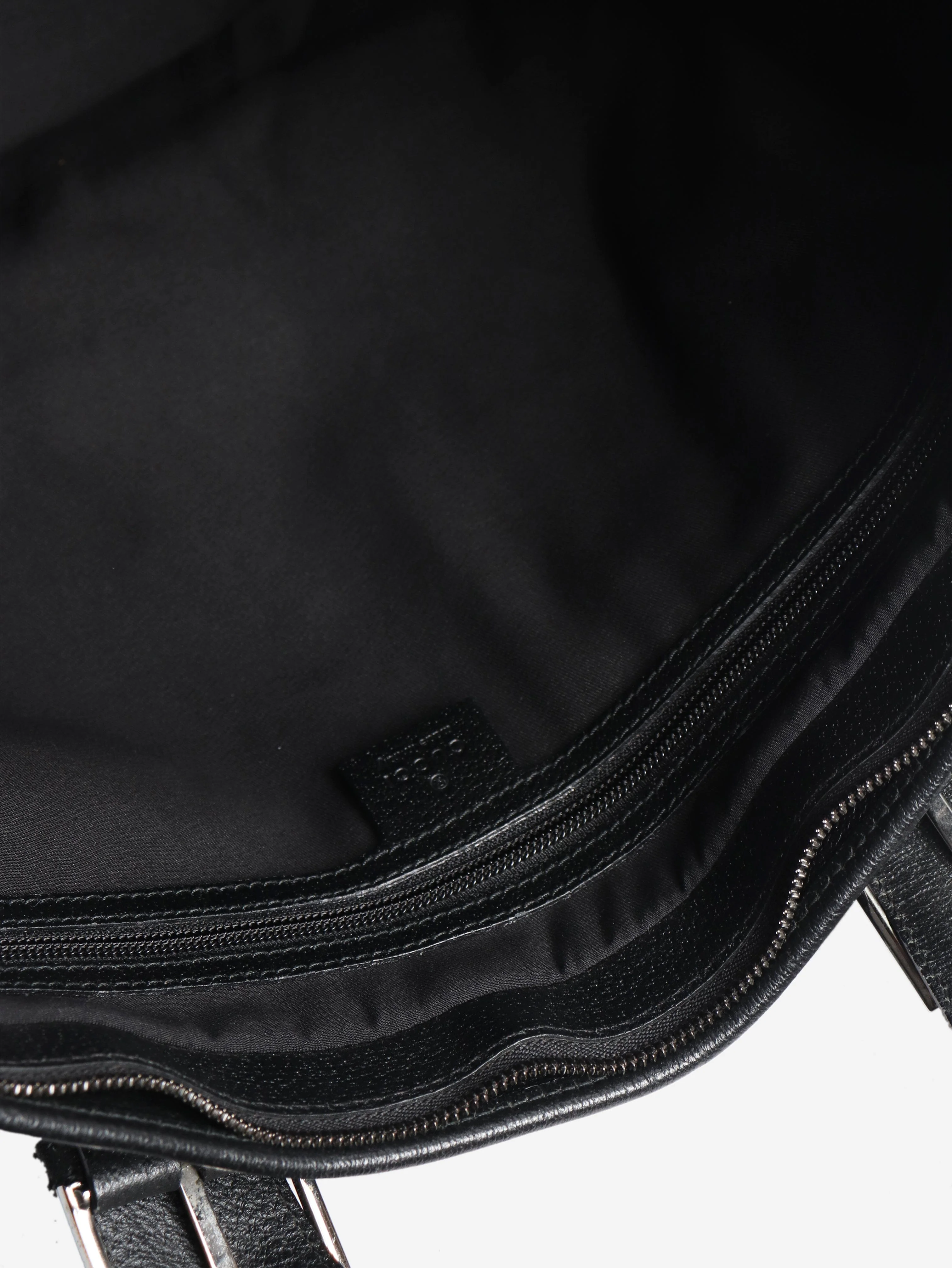 Black GG canvas belted handle bag - Image 6