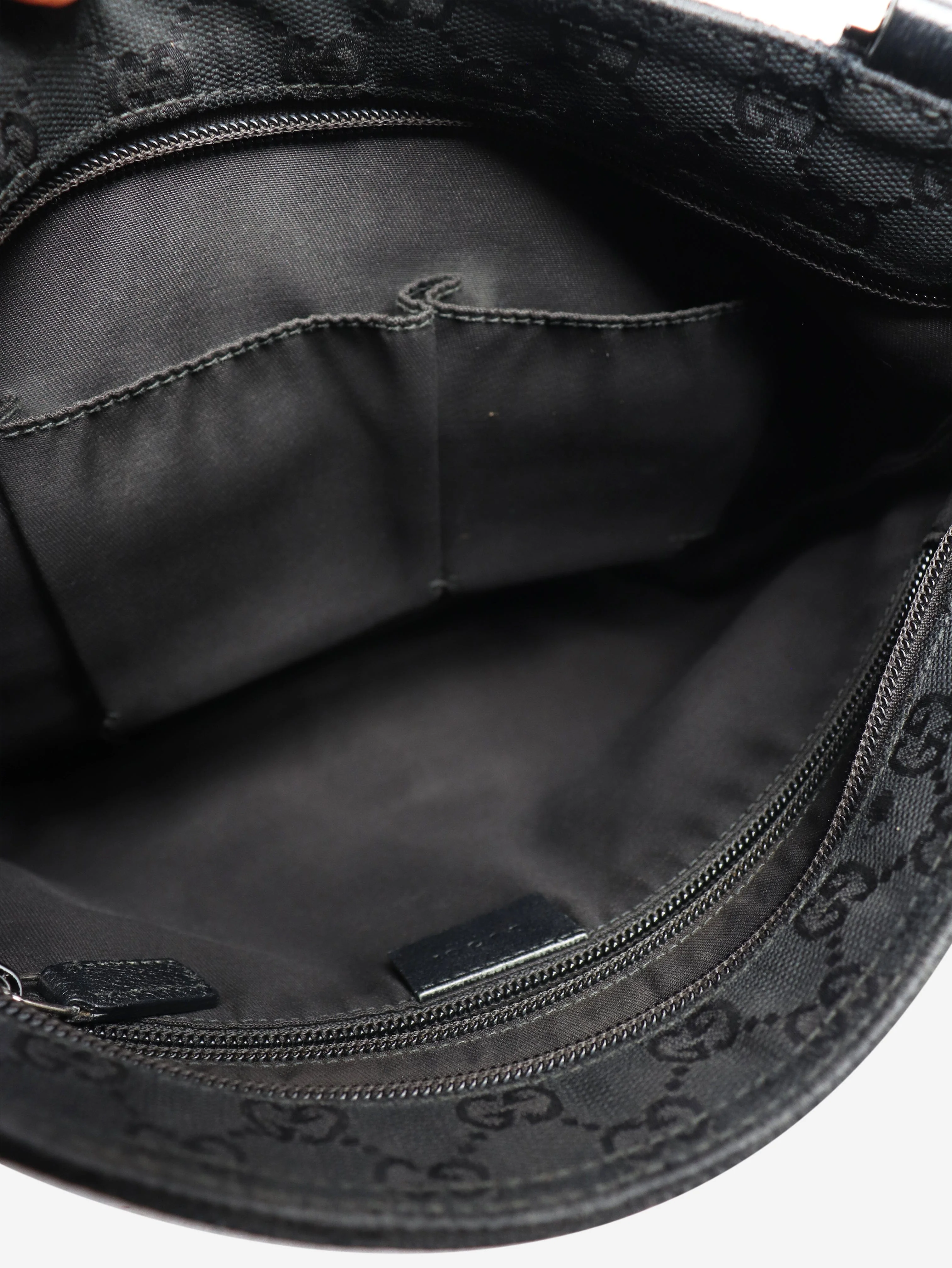 Black GG canvas messenger bag - Image 6