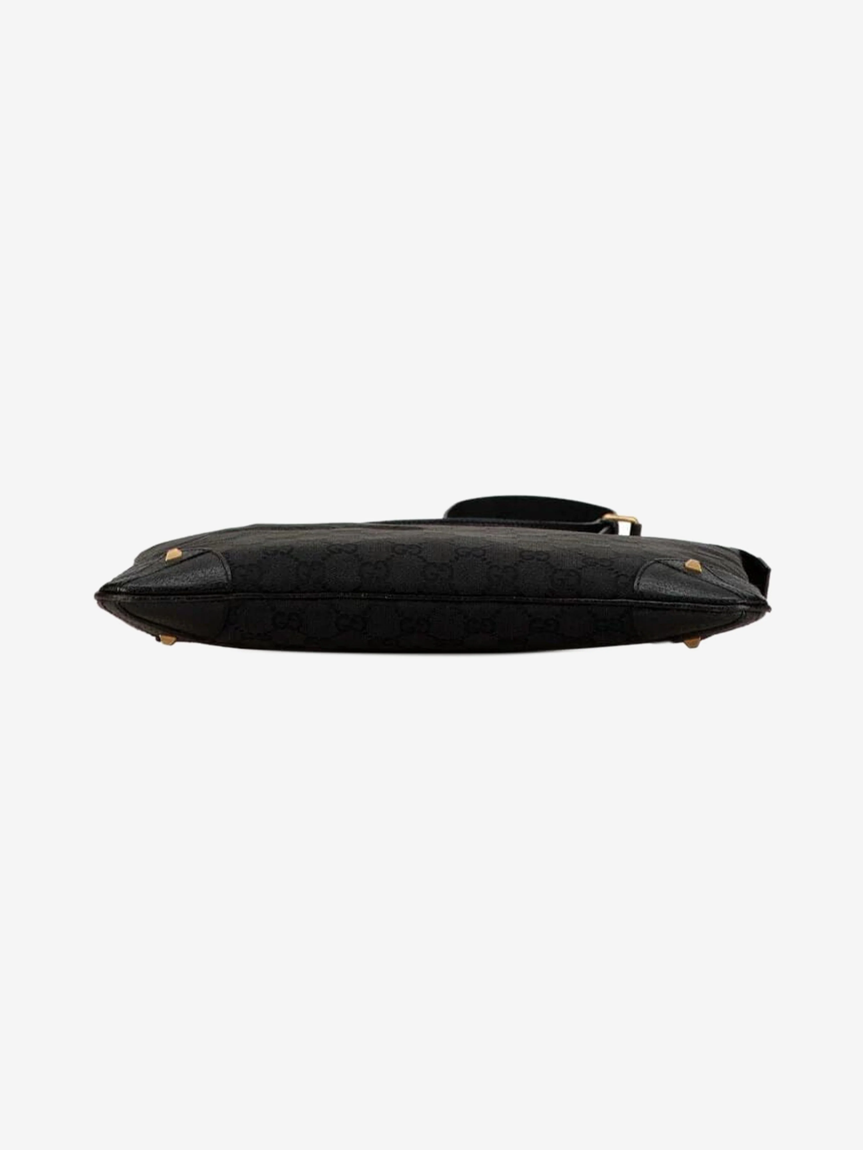 Black GG canvas studded shoulder bag - Image 4