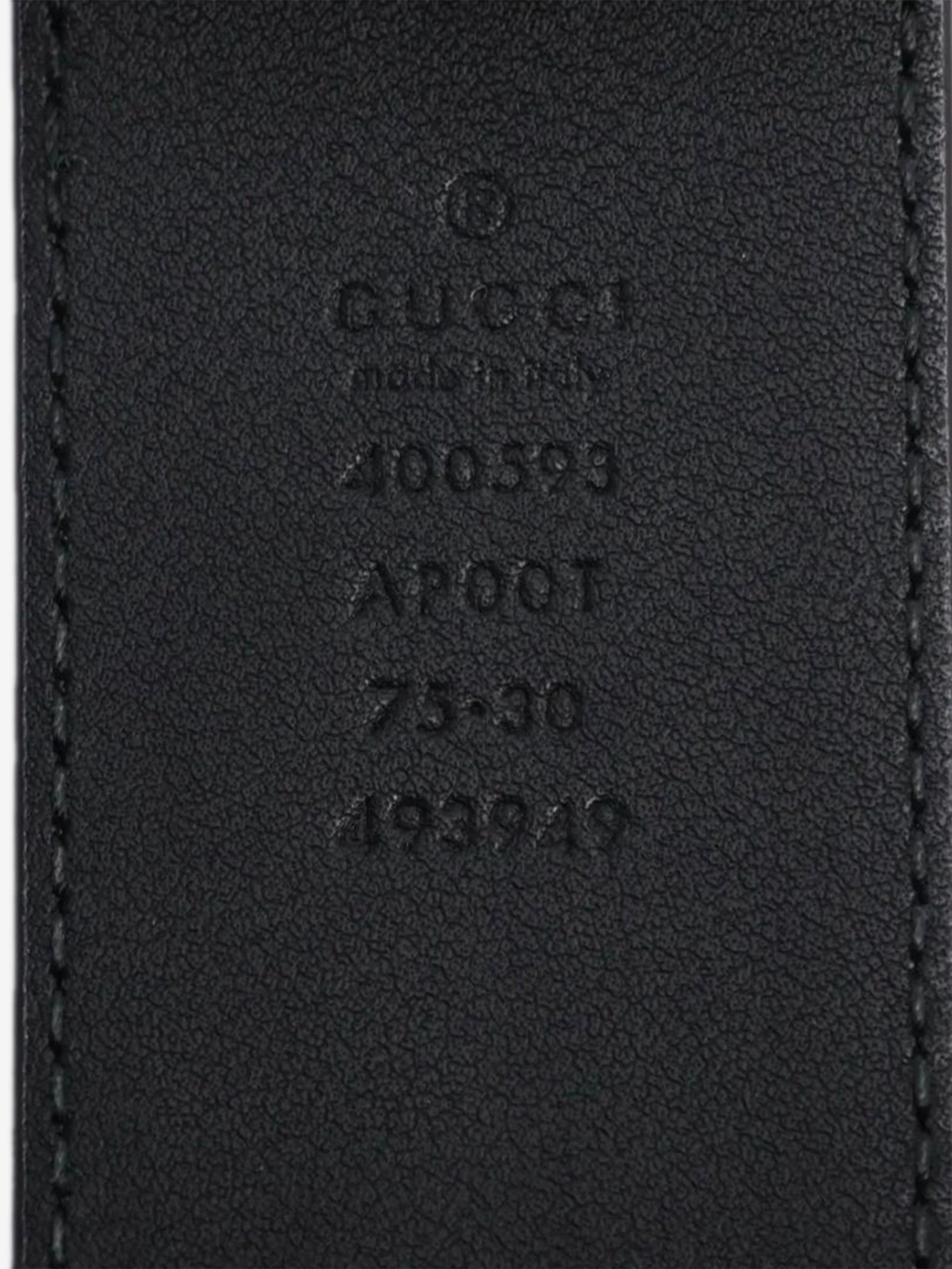 Black GG Marmont leather belt - Image 5