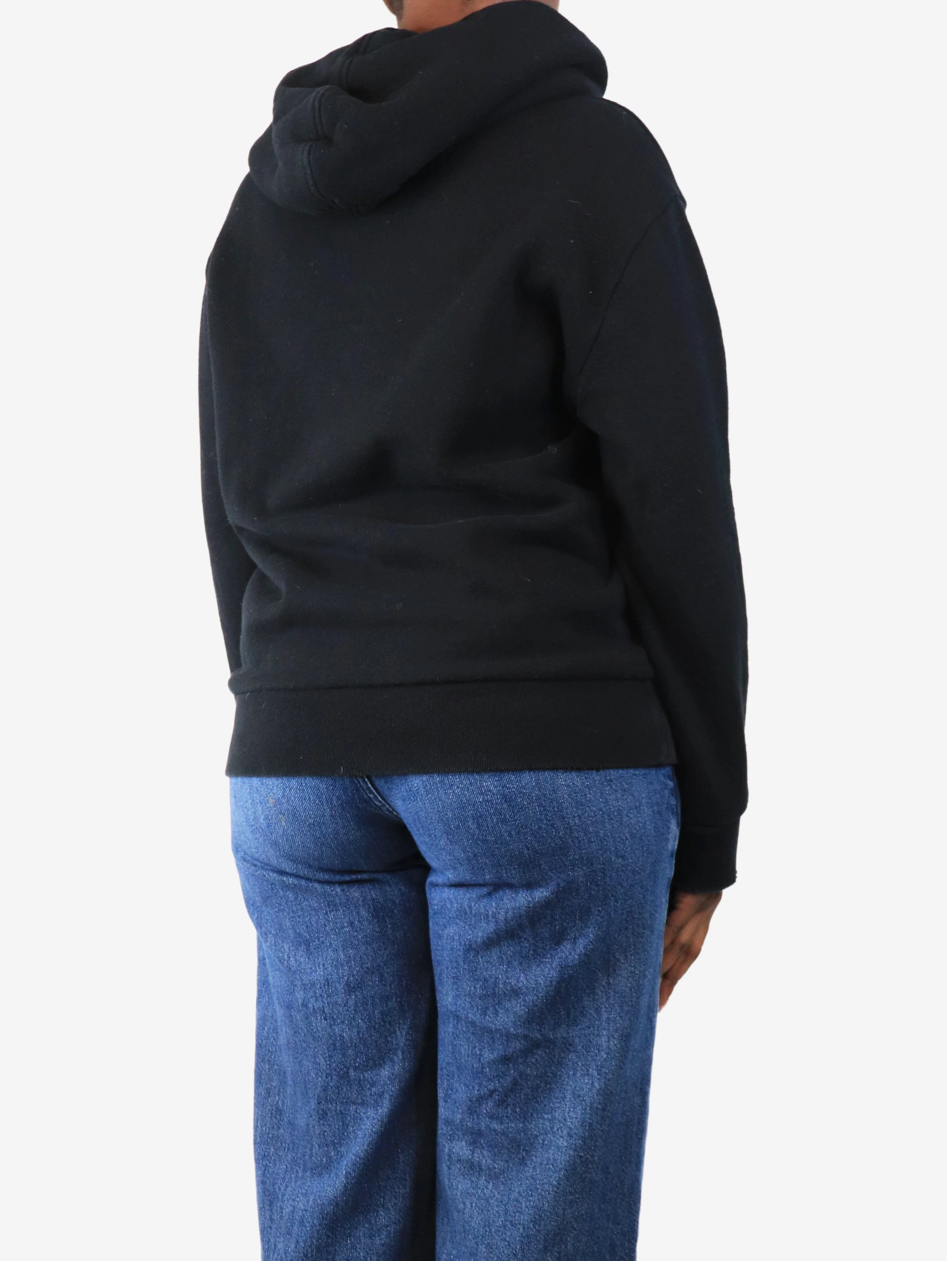 Black graphic logo hoodie - size M - Image 2