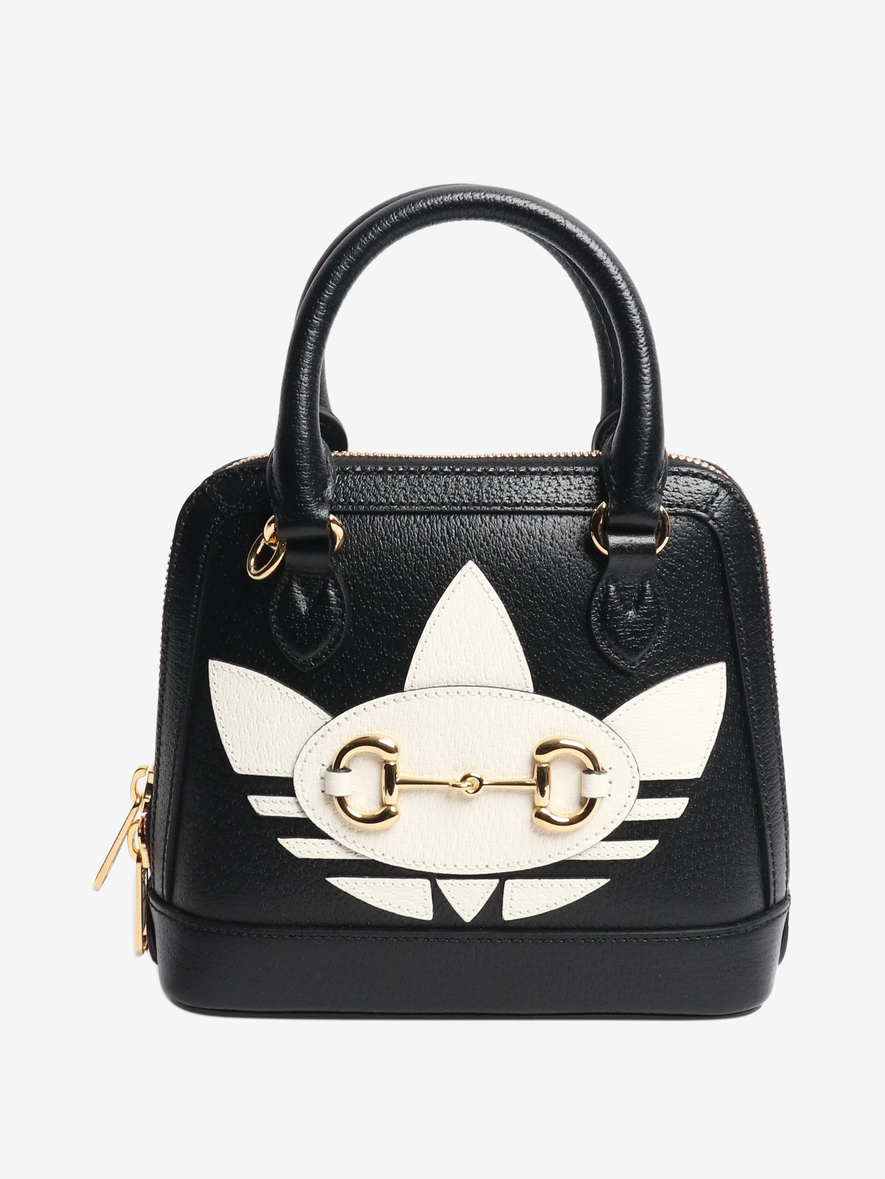 Black Horsebit leather shoulder bag
