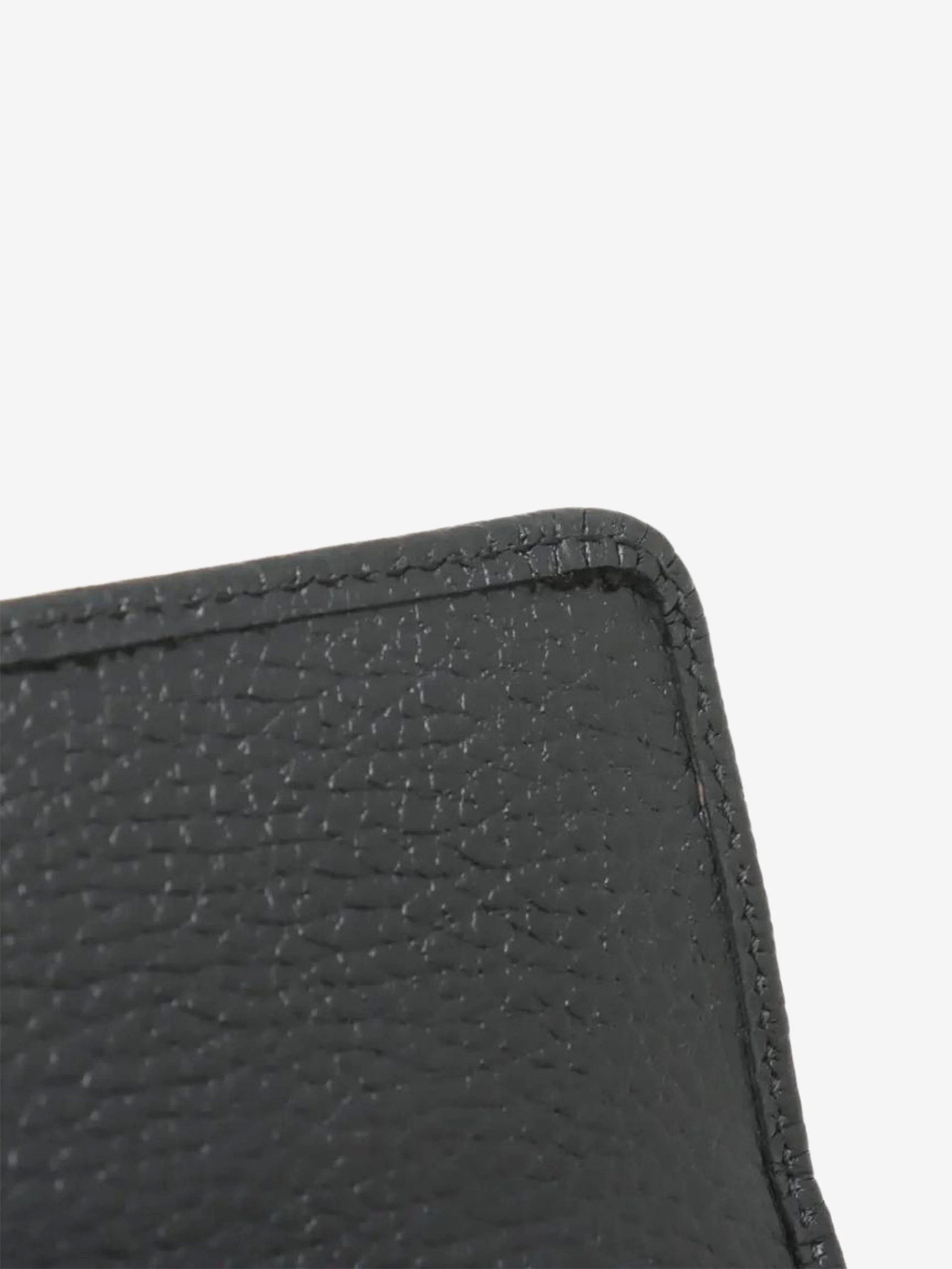 Black Interlocking G leather chain wallet - Image 6