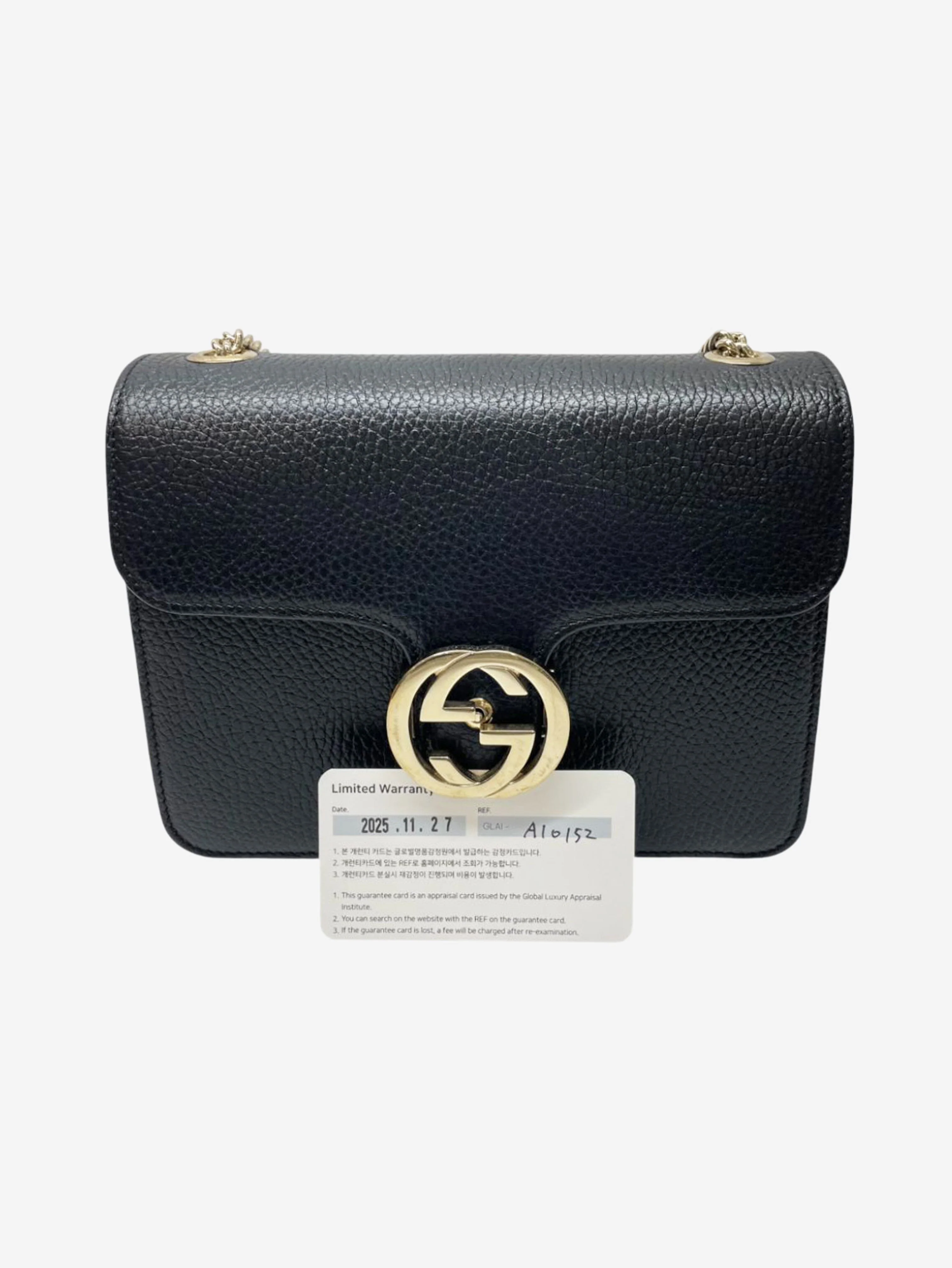 Black Interlocking G leather shoulder bag - Image 19