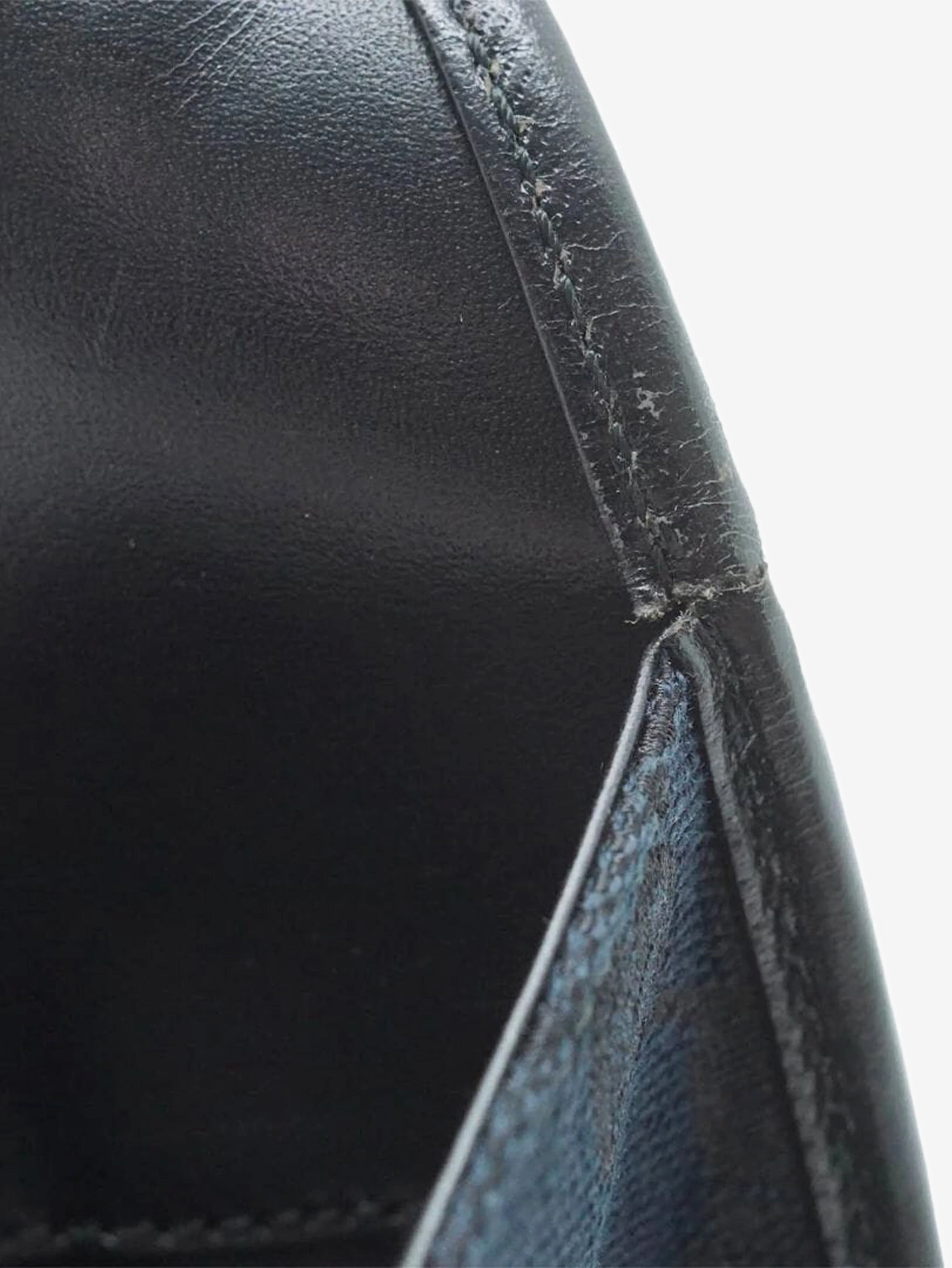 Black Jackie canvas and leather bag - Image 6