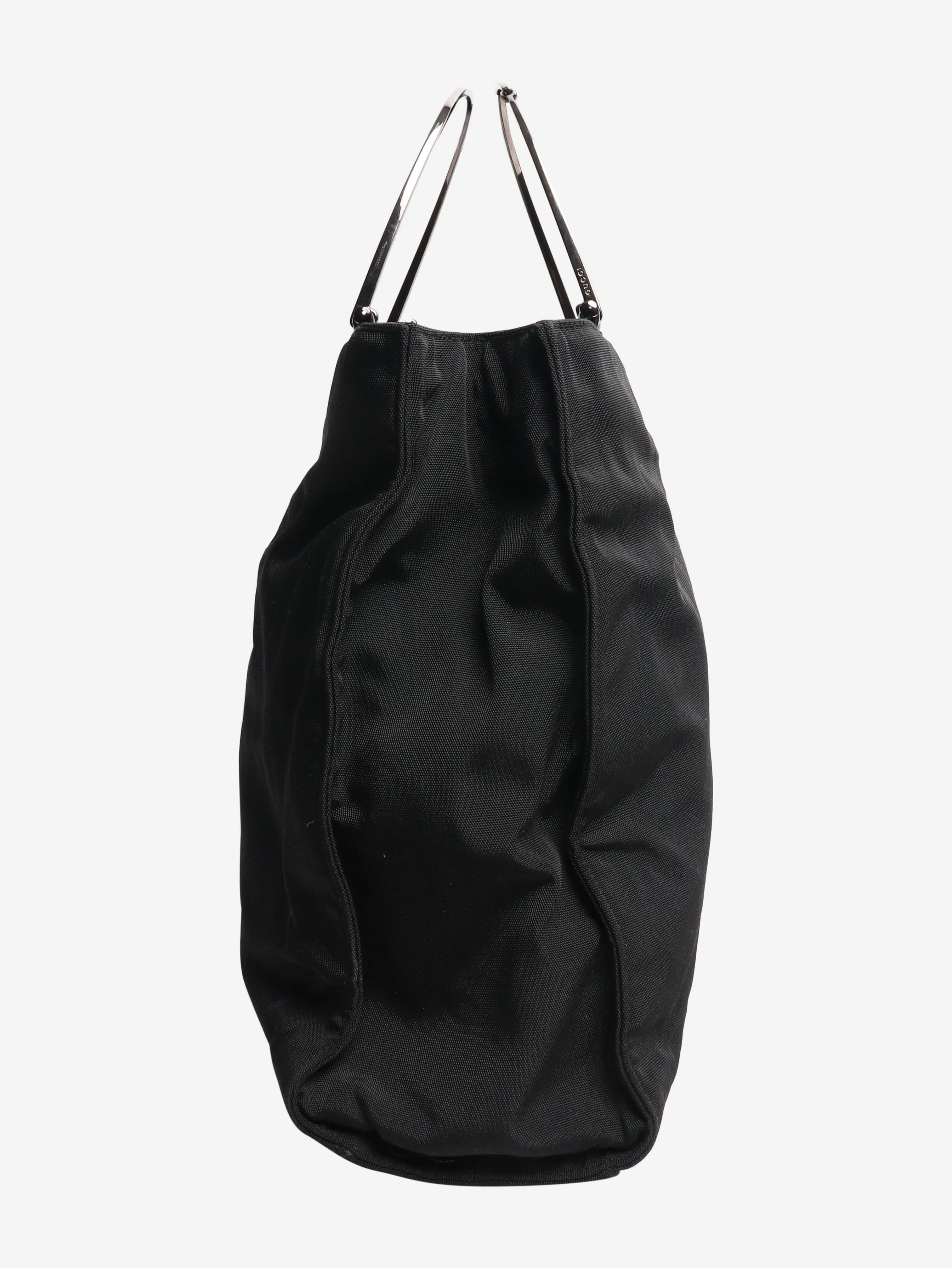 Black nylon 2way tote bag - Image 2