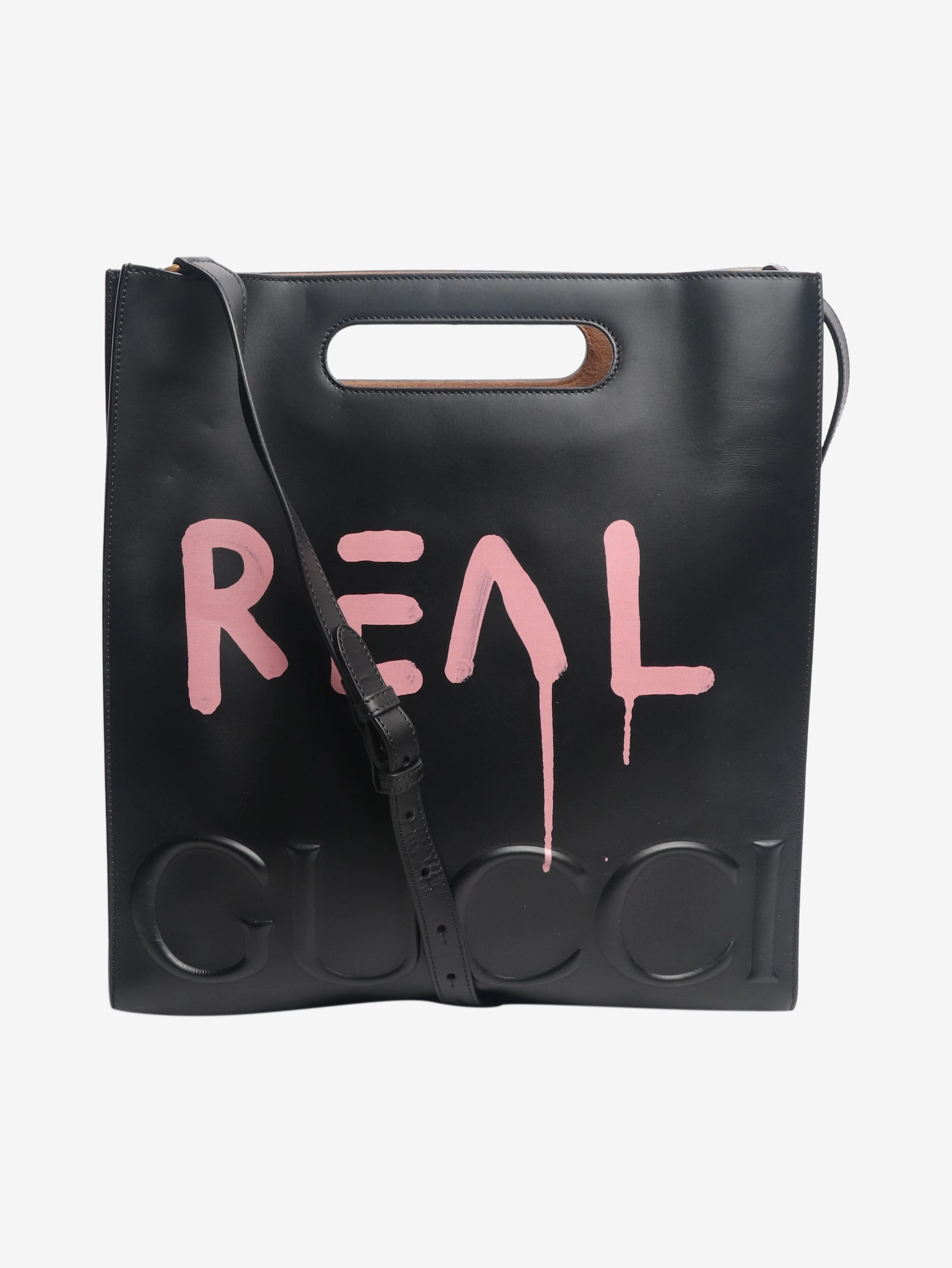 Black REAL tote bag