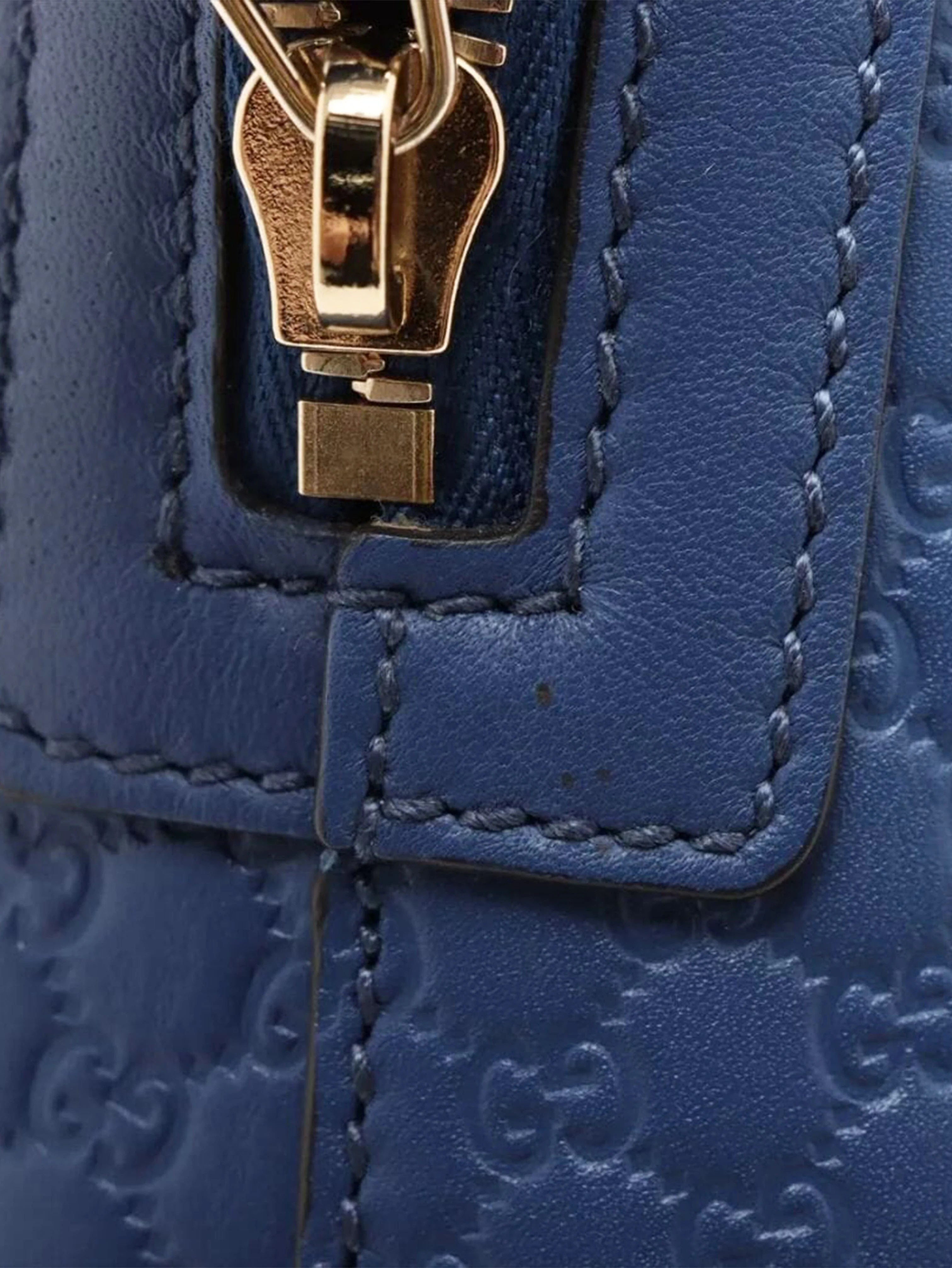 Blue micro Guccissima leather 2way bag - Image 13