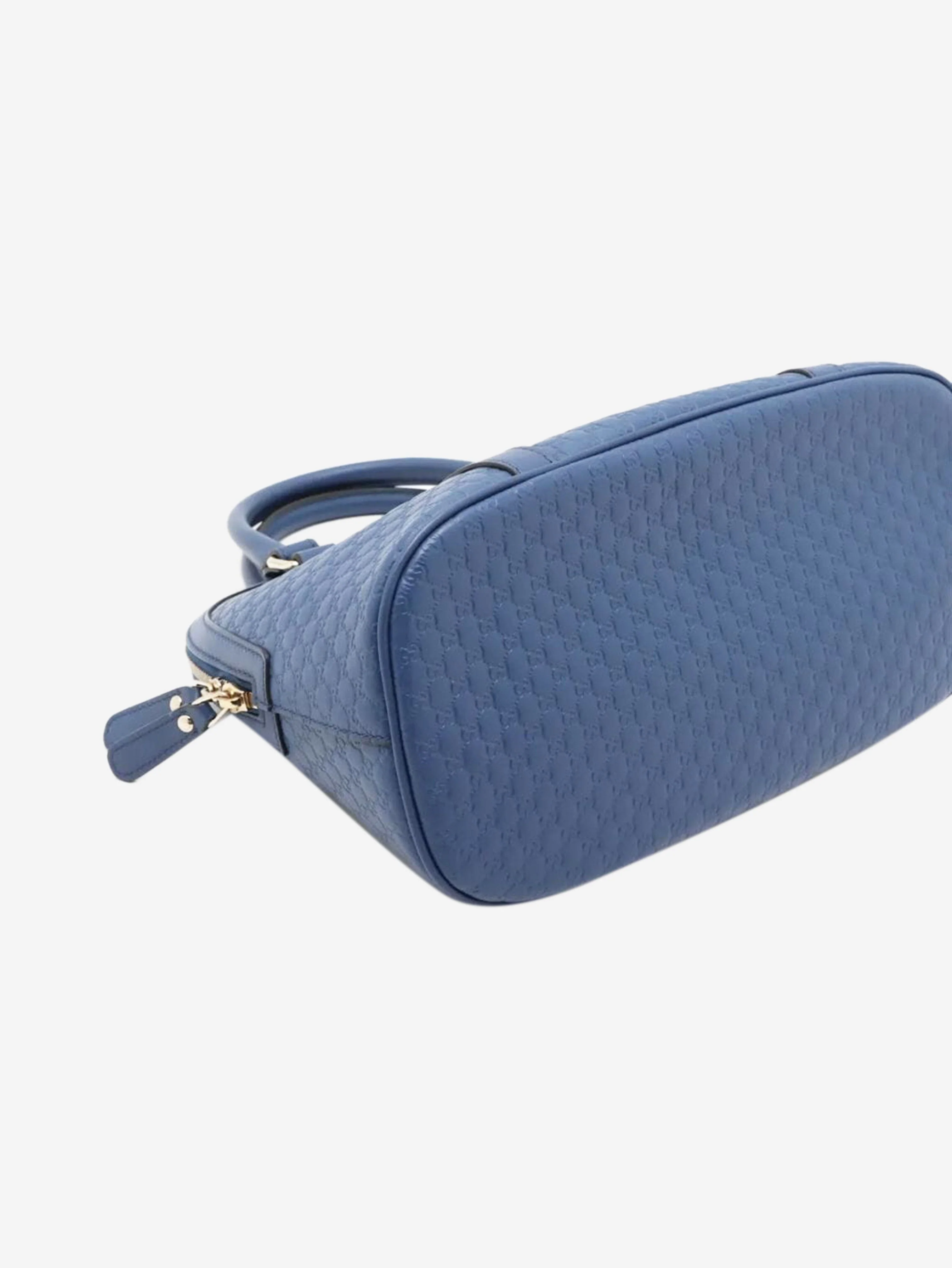 Blue micro Guccissima leather 2way bag - Image 4