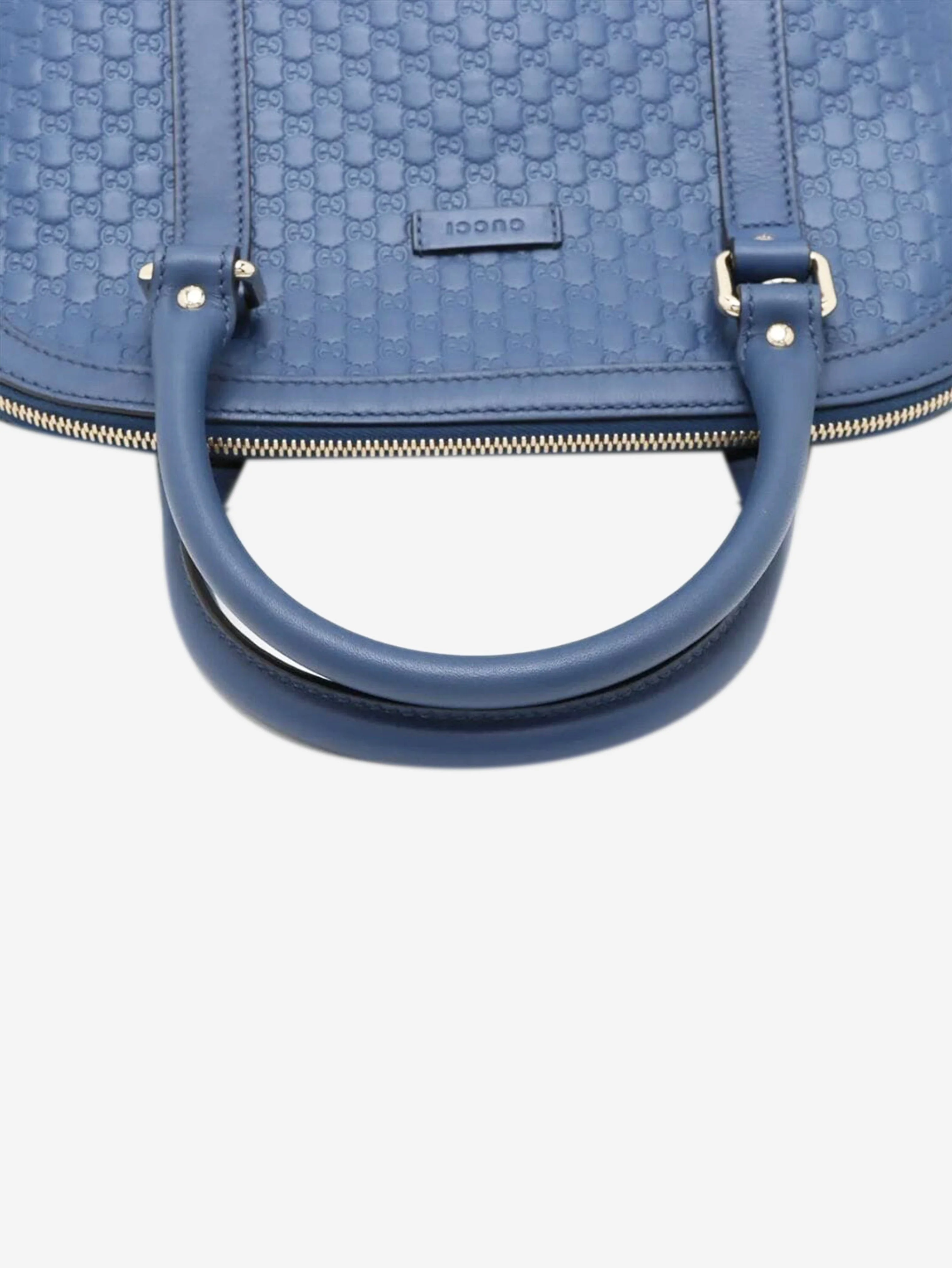 Blue micro Guccissima leather 2way bag - Image 5