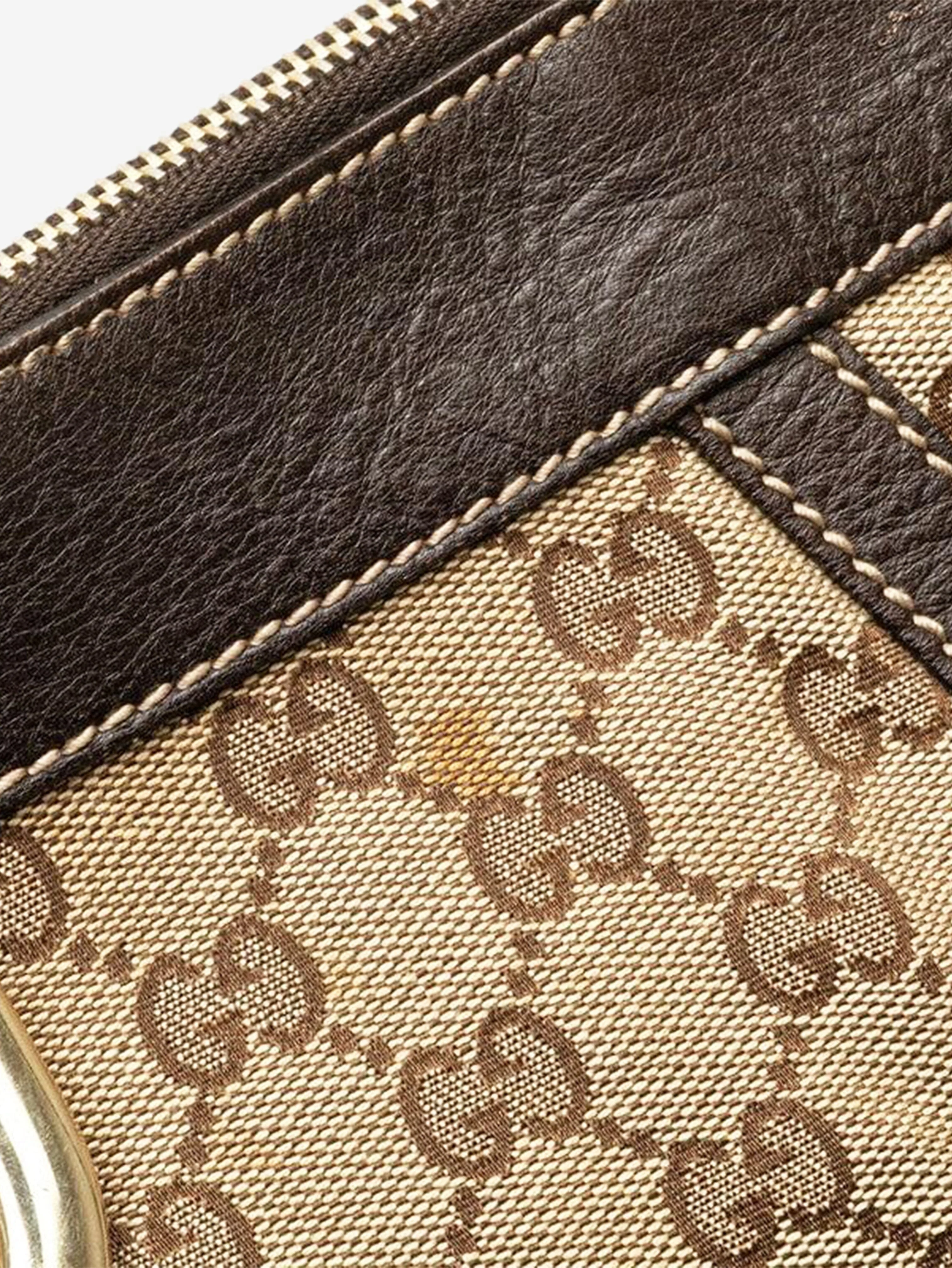 Brown Abbey GG canvas shoulder bag - Image 10