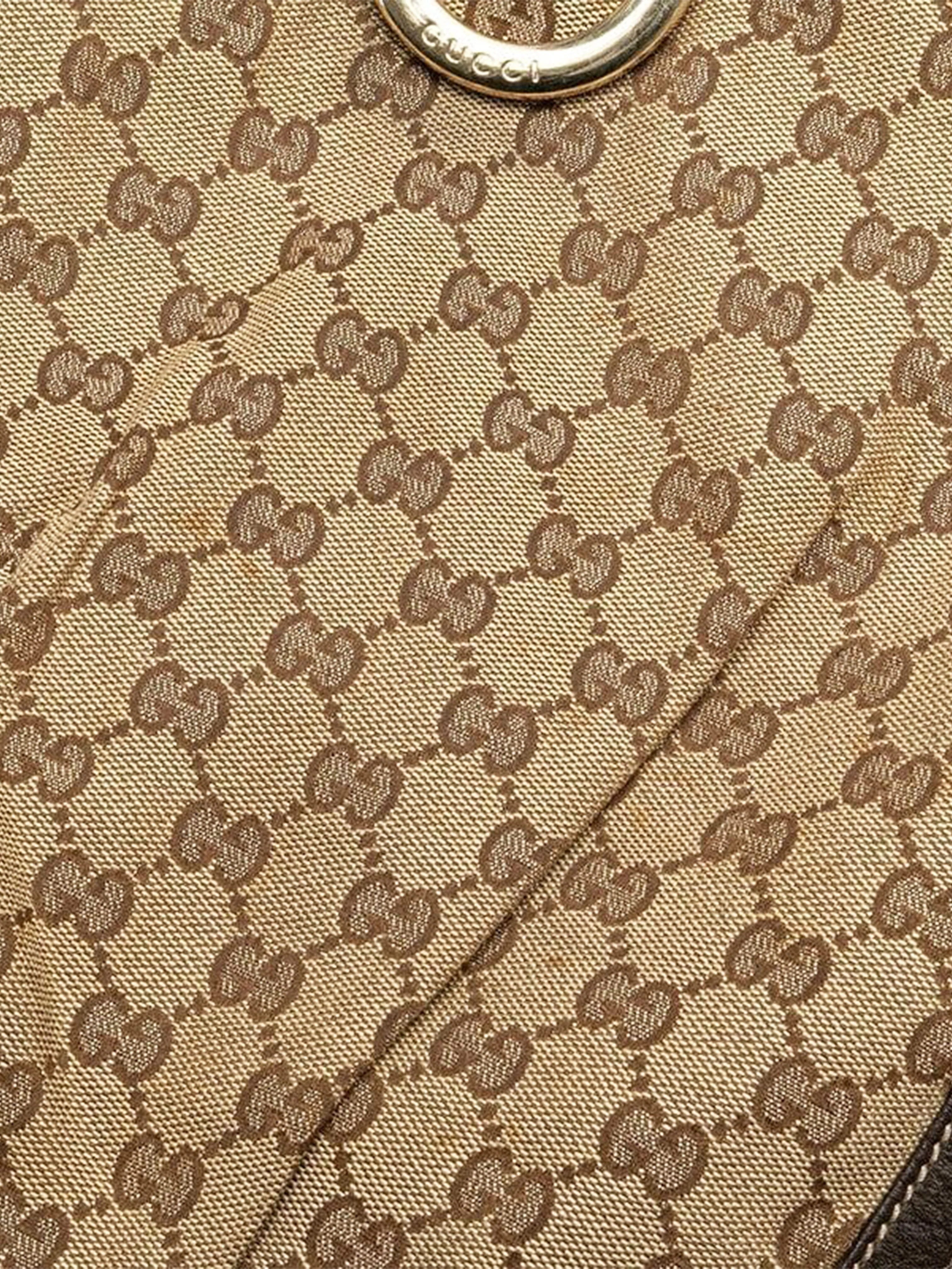 Brown Abbey GG canvas shoulder bag - Image 9