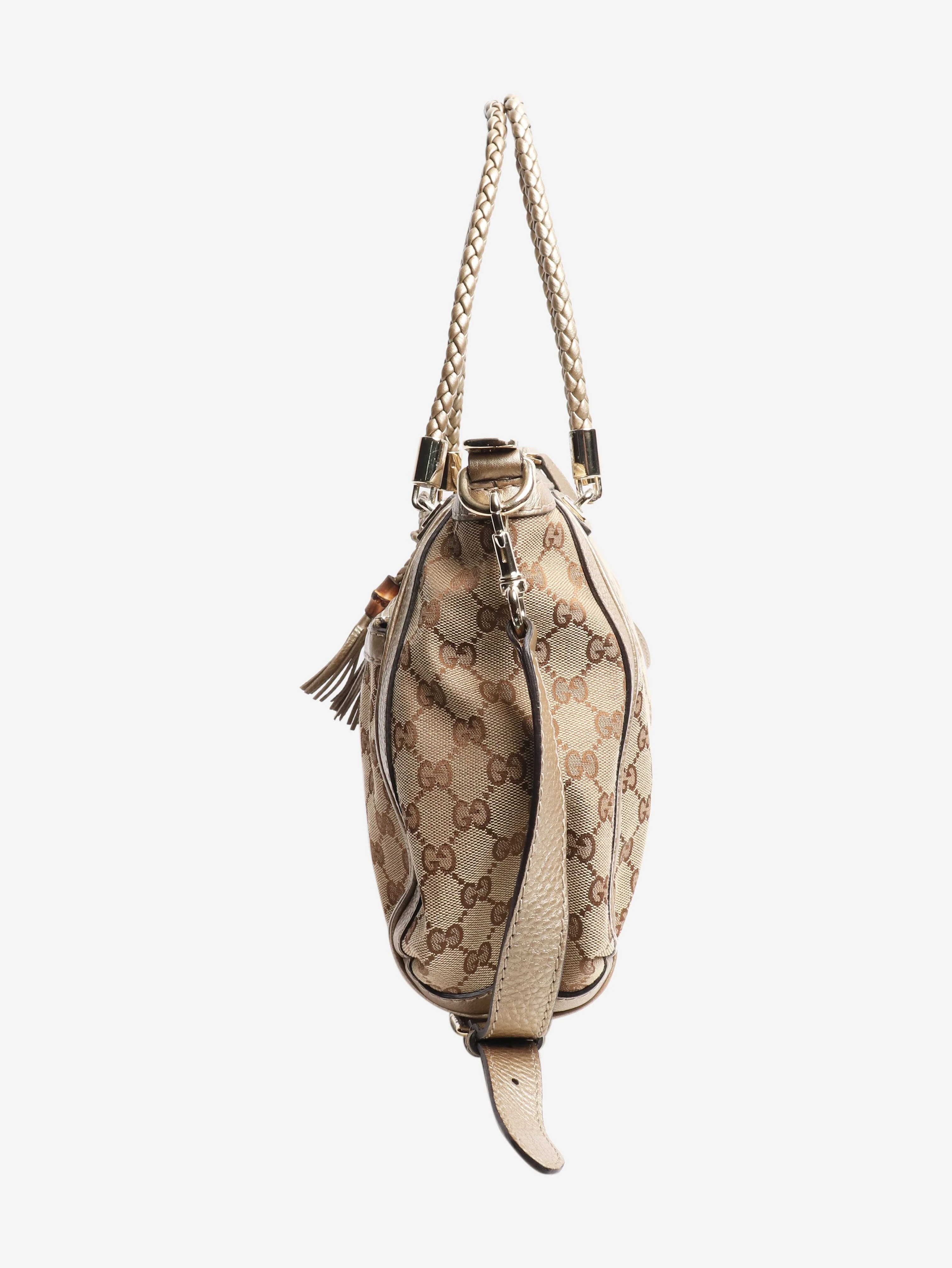 Brown Bella Ribbon Tassel tote bag - Image 2