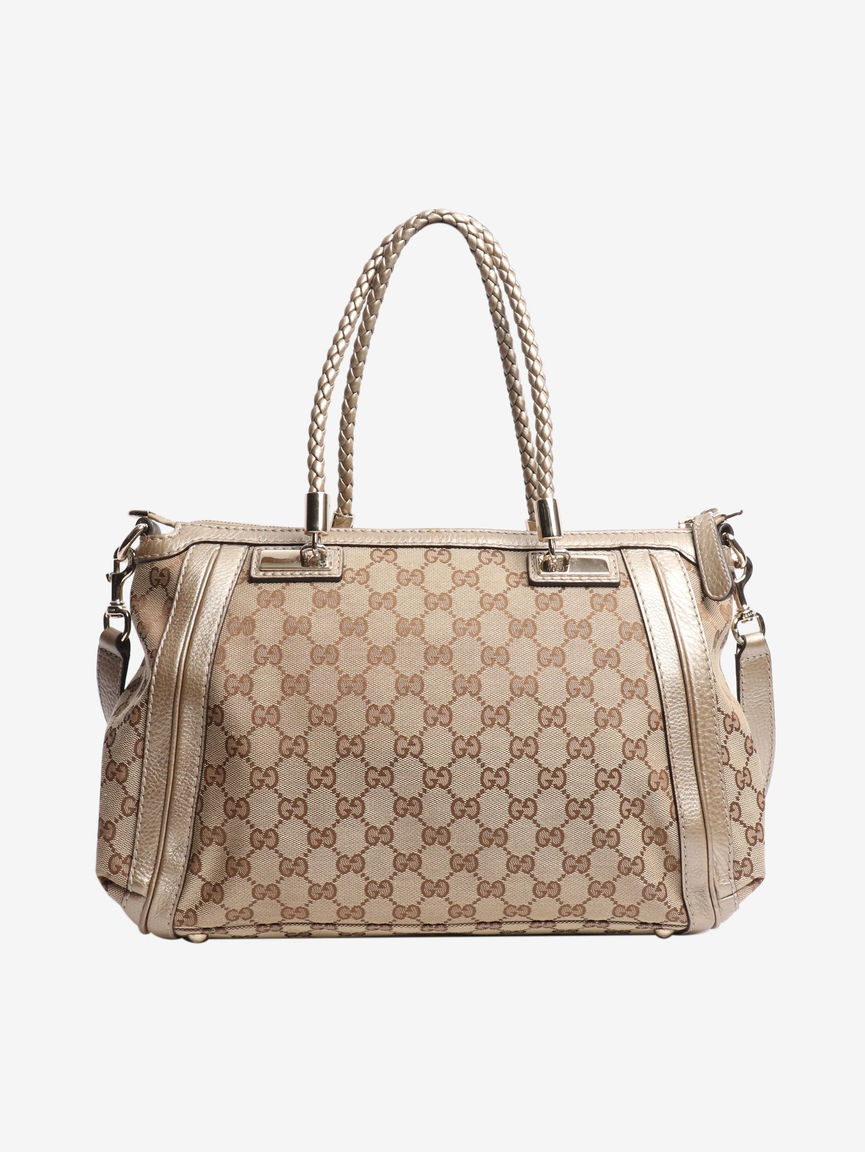 Brown Bella Ribbon Tassel tote bag - Image 3