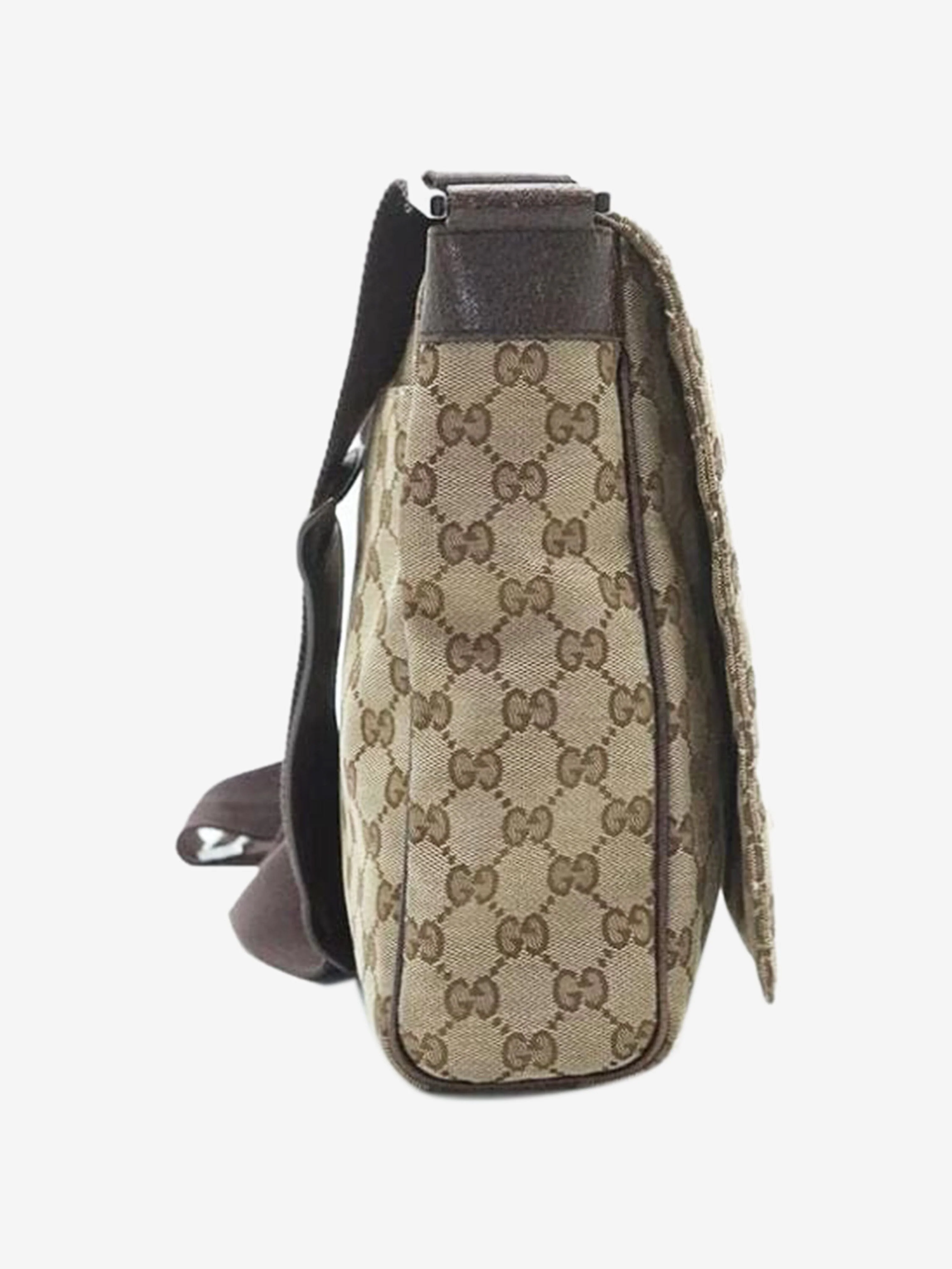 Brown GG canvas messenger bag - Image 4