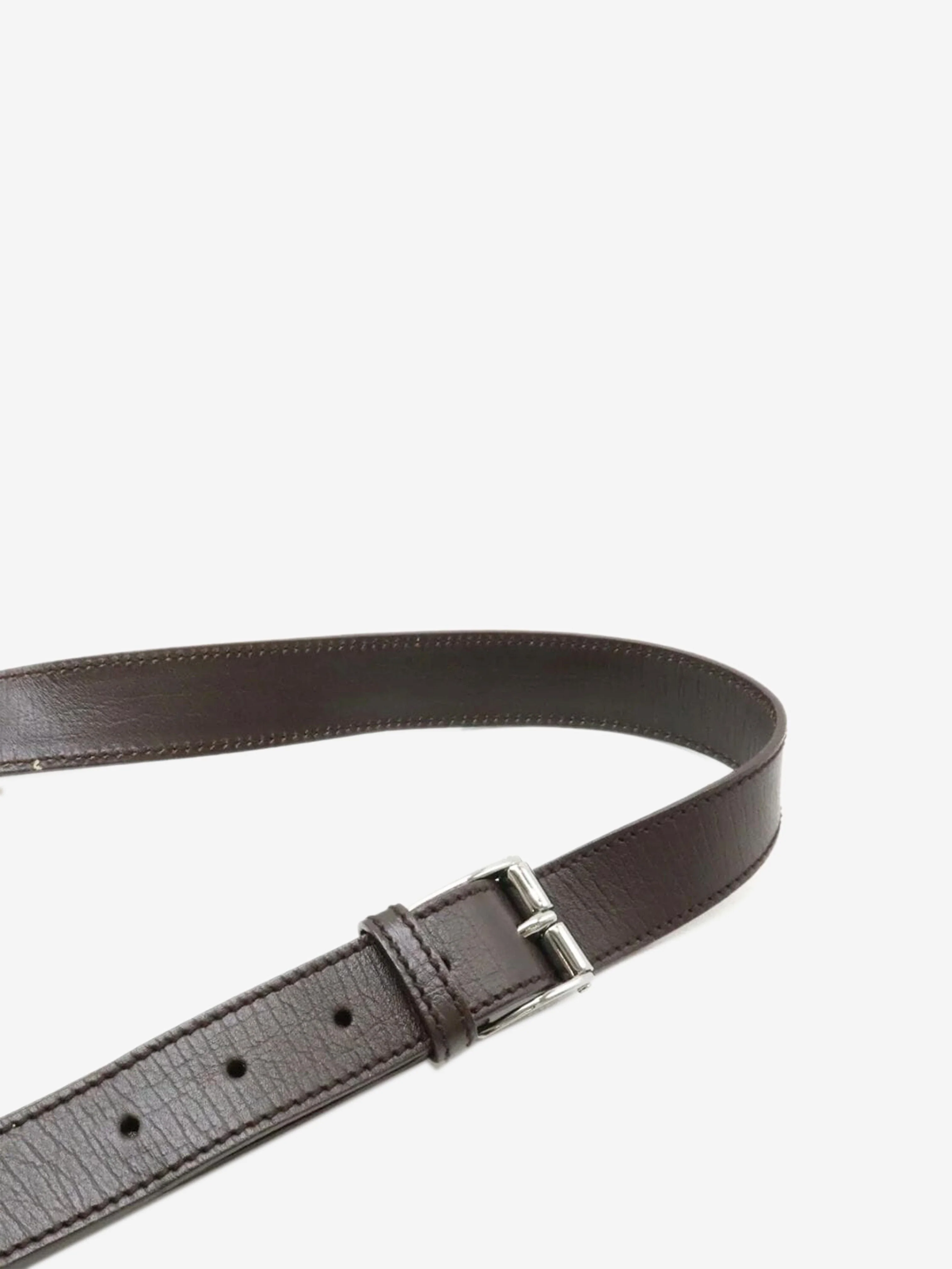 Brown GG Supreme canvas and leather shoulder bag - Image 5