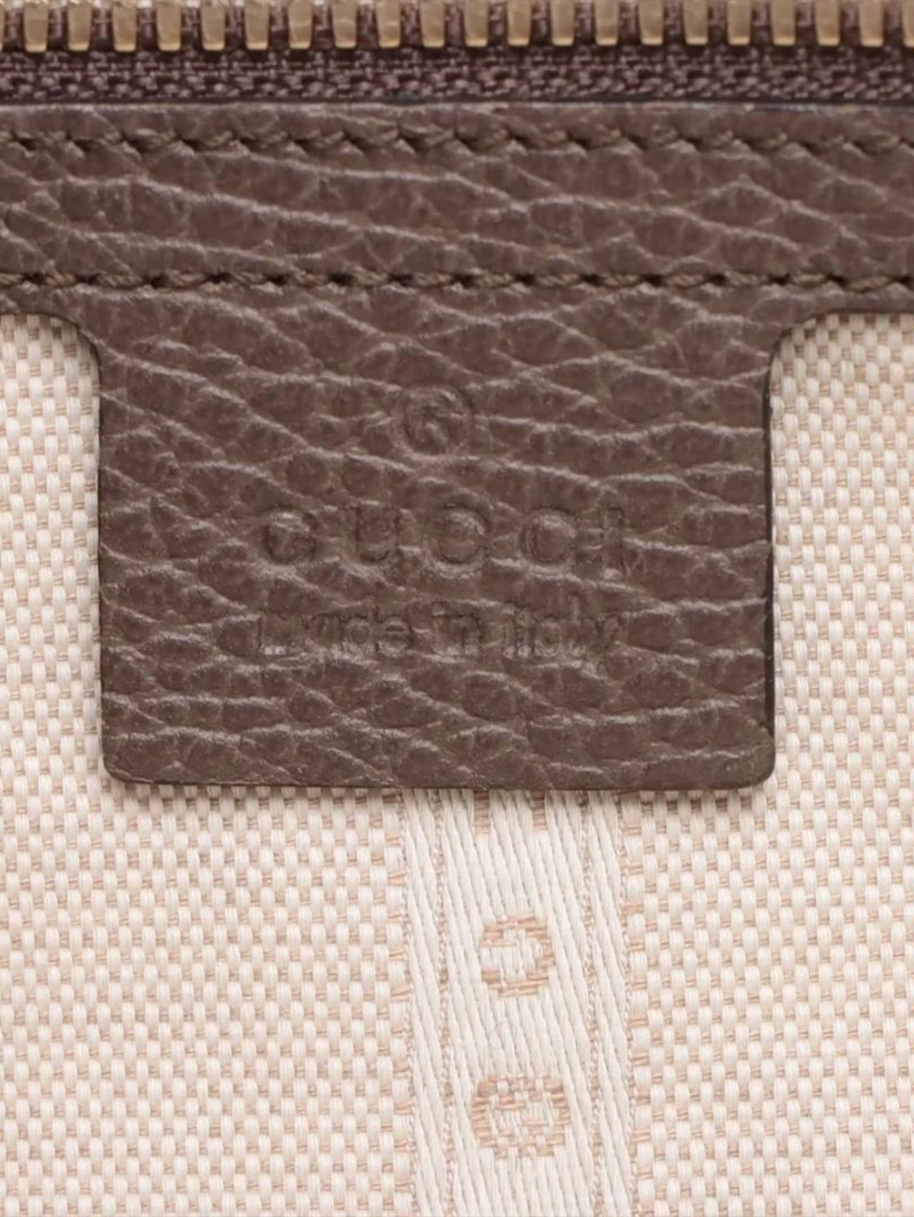 Brown leather top handle bag - Image 8