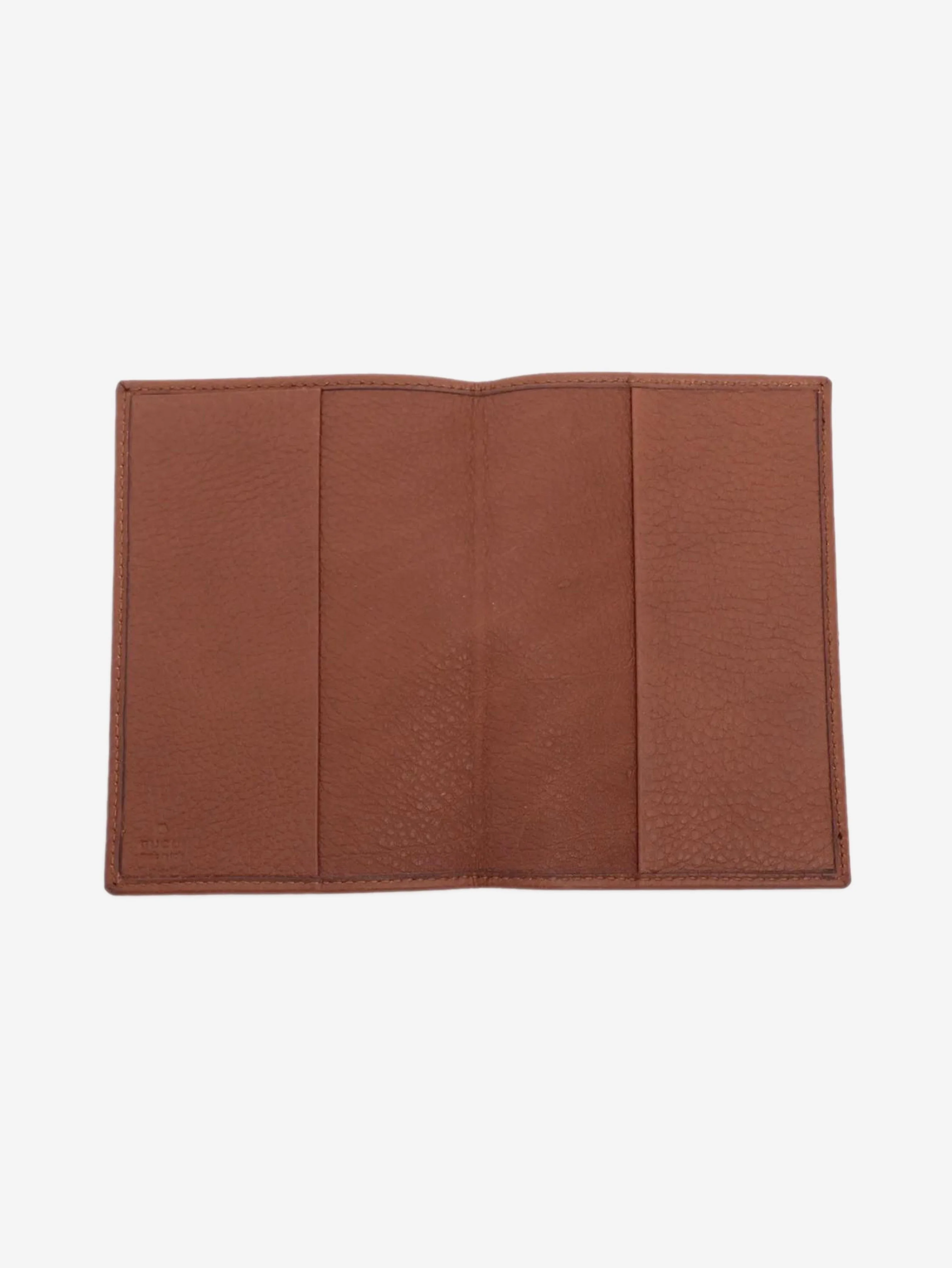 Brown leather travel accessories set - Image 4