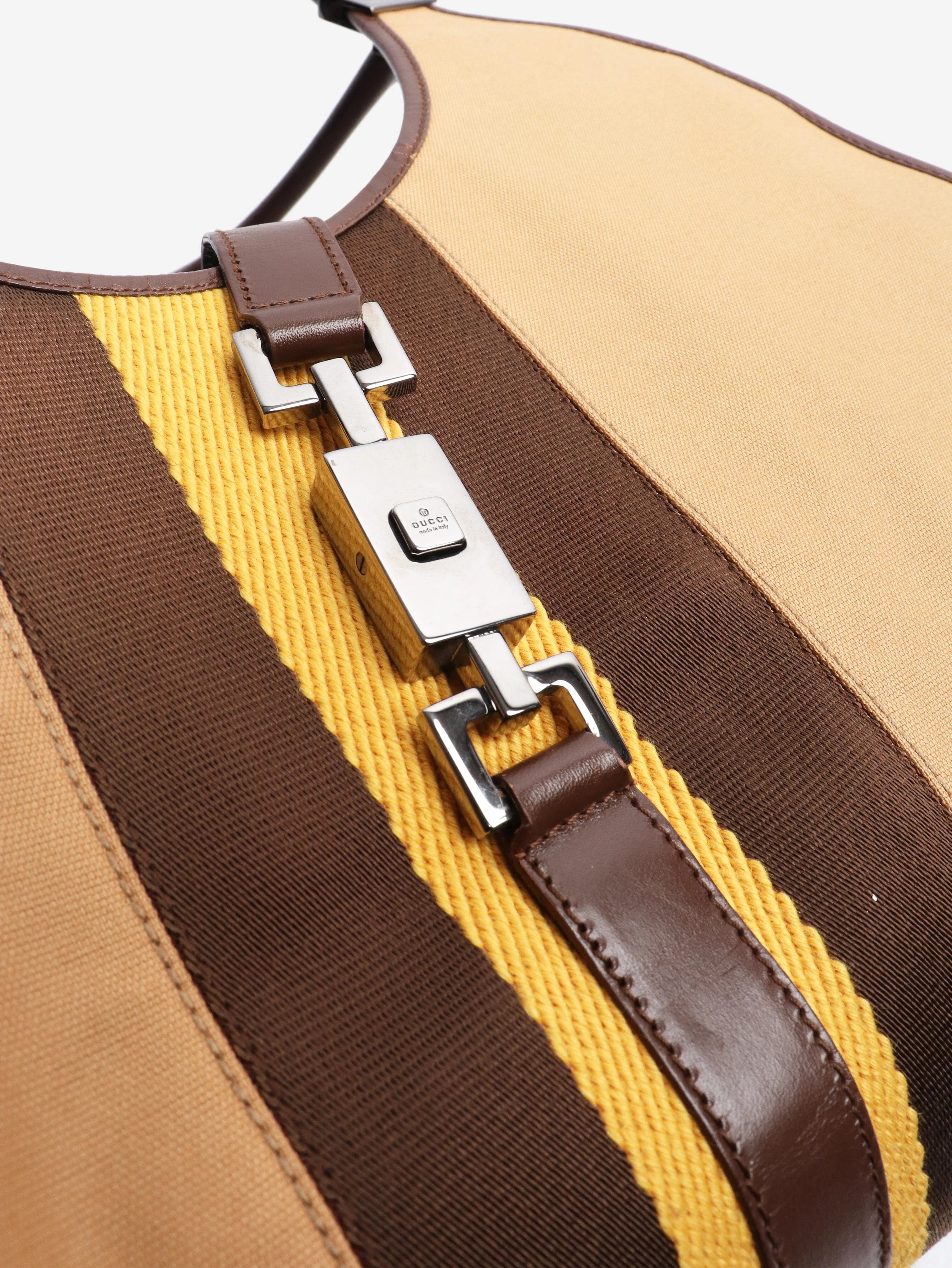 Brown vintage Jackie bag - Image 5