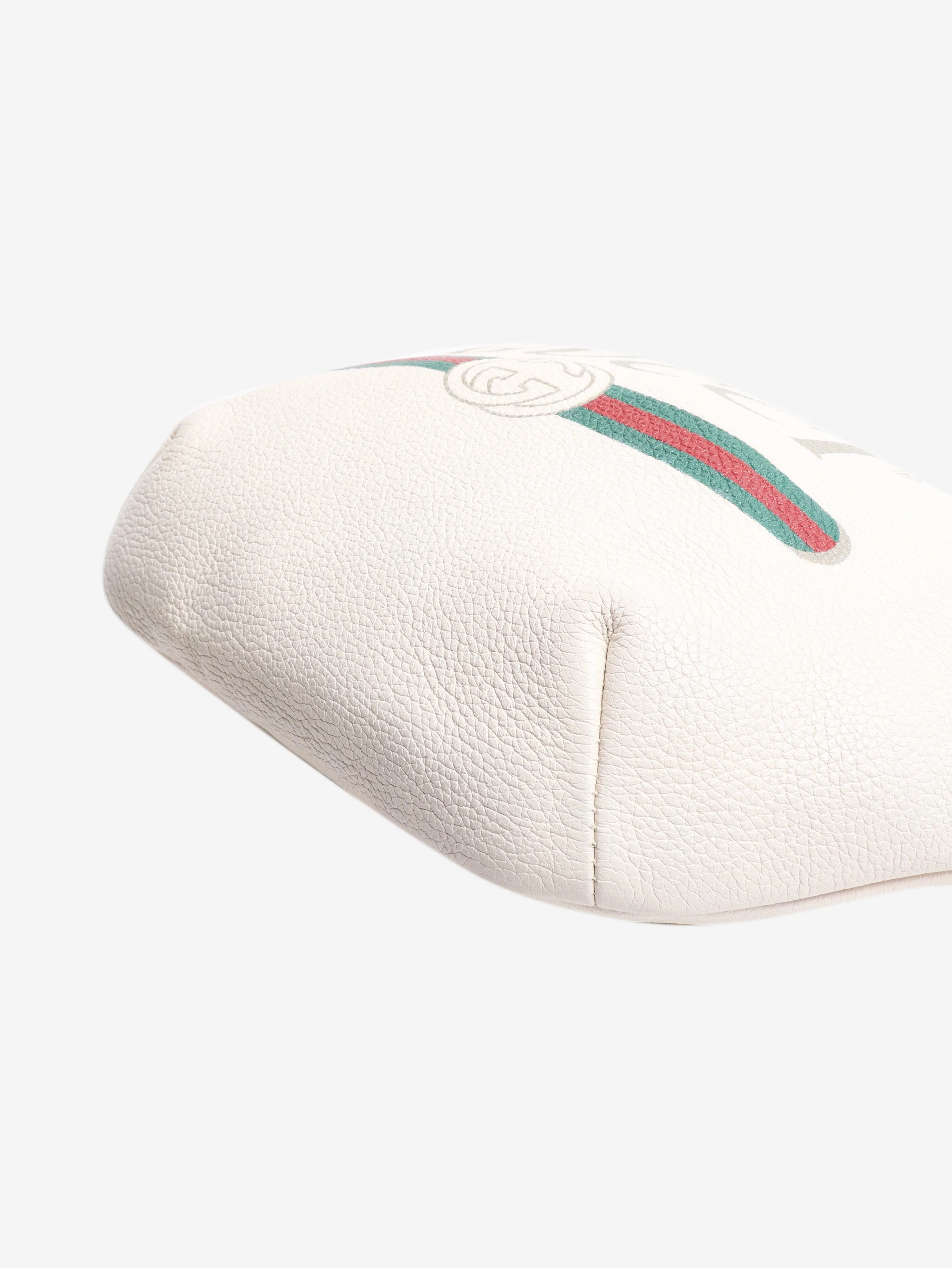 Cream grained calfskin belt bag - Image 3