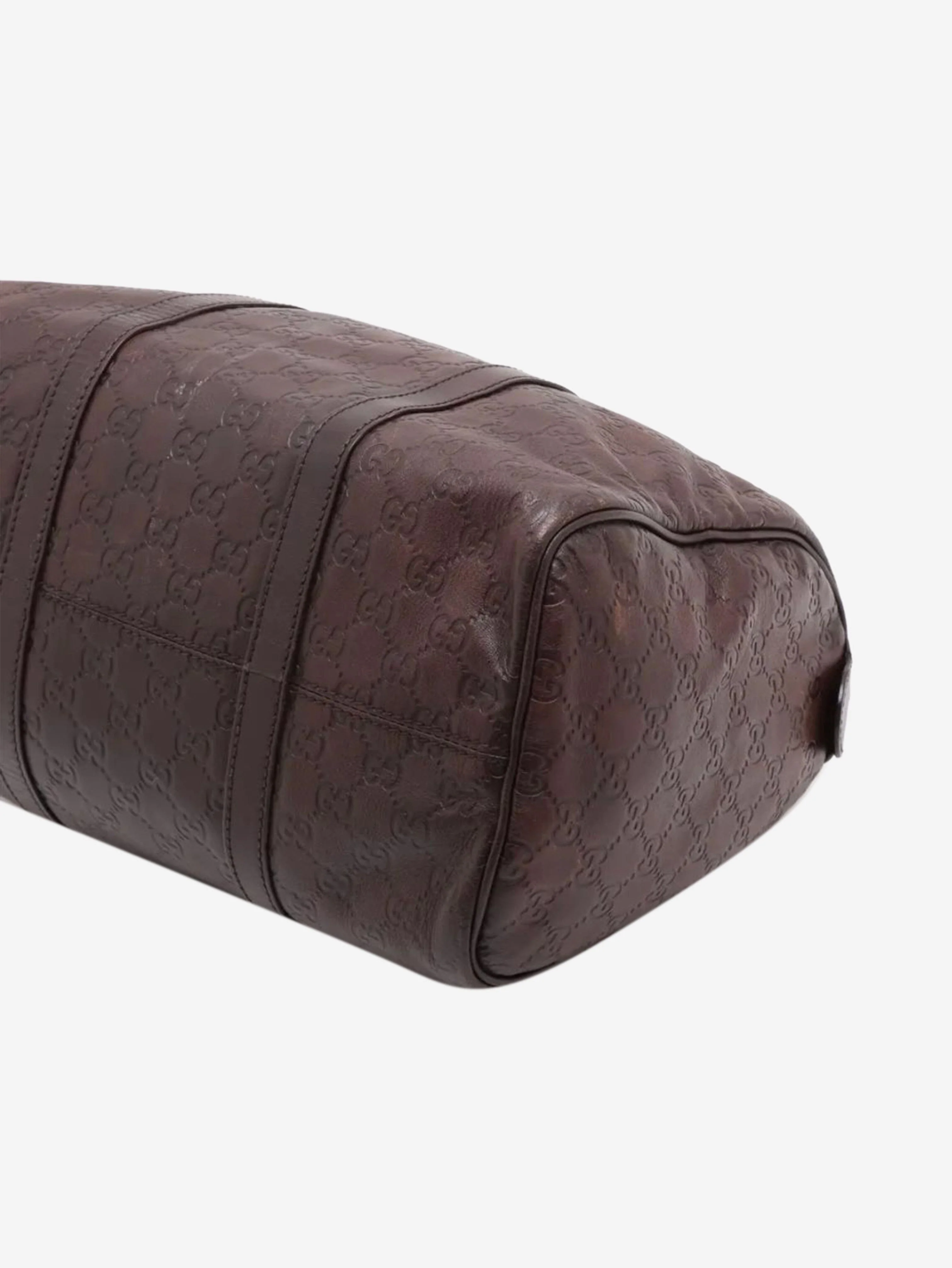 Dark brown Guccissima leather top handle bag - Image 3