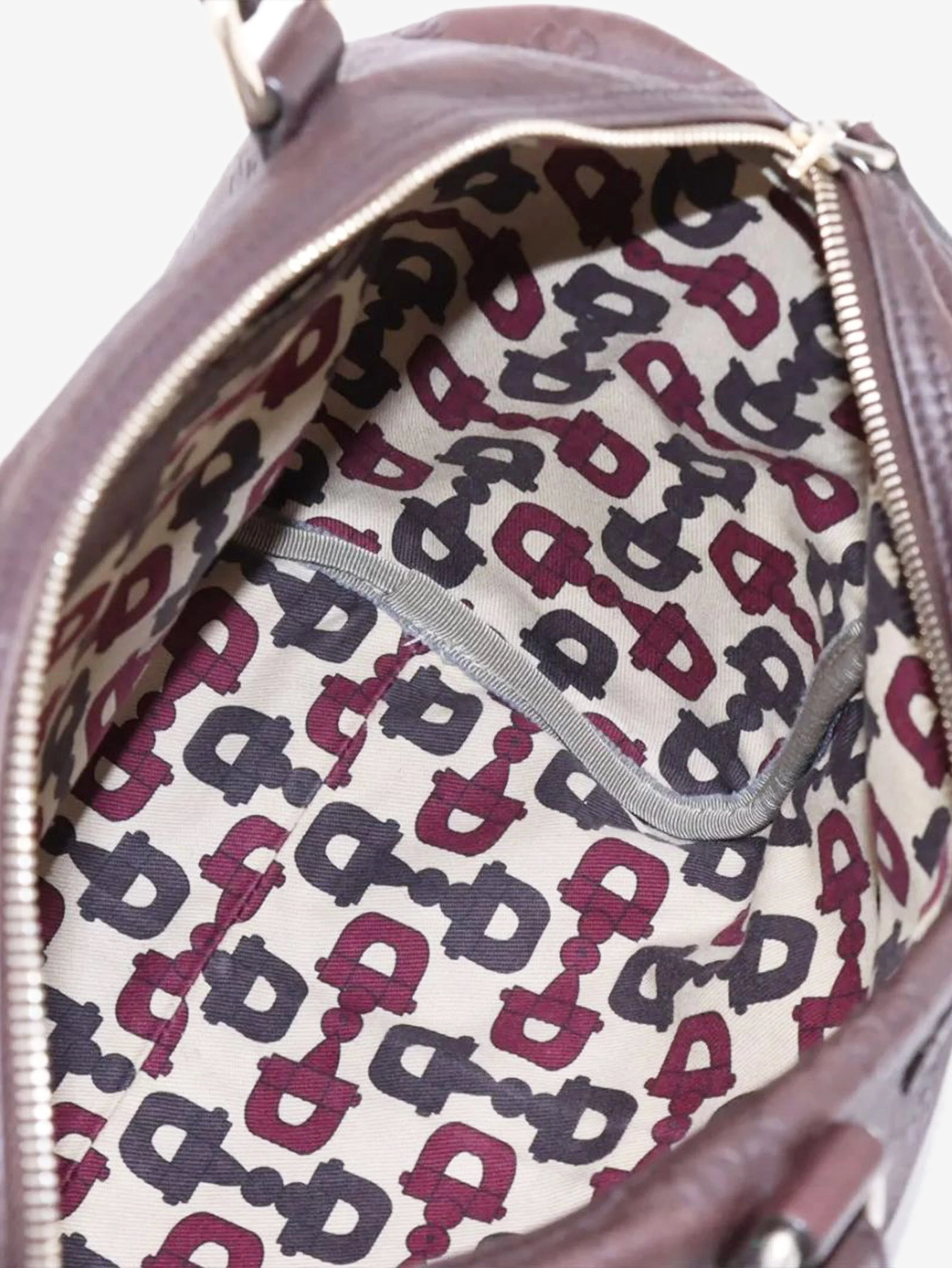 Dark brown Guccissima leather top handle bag - Image 7