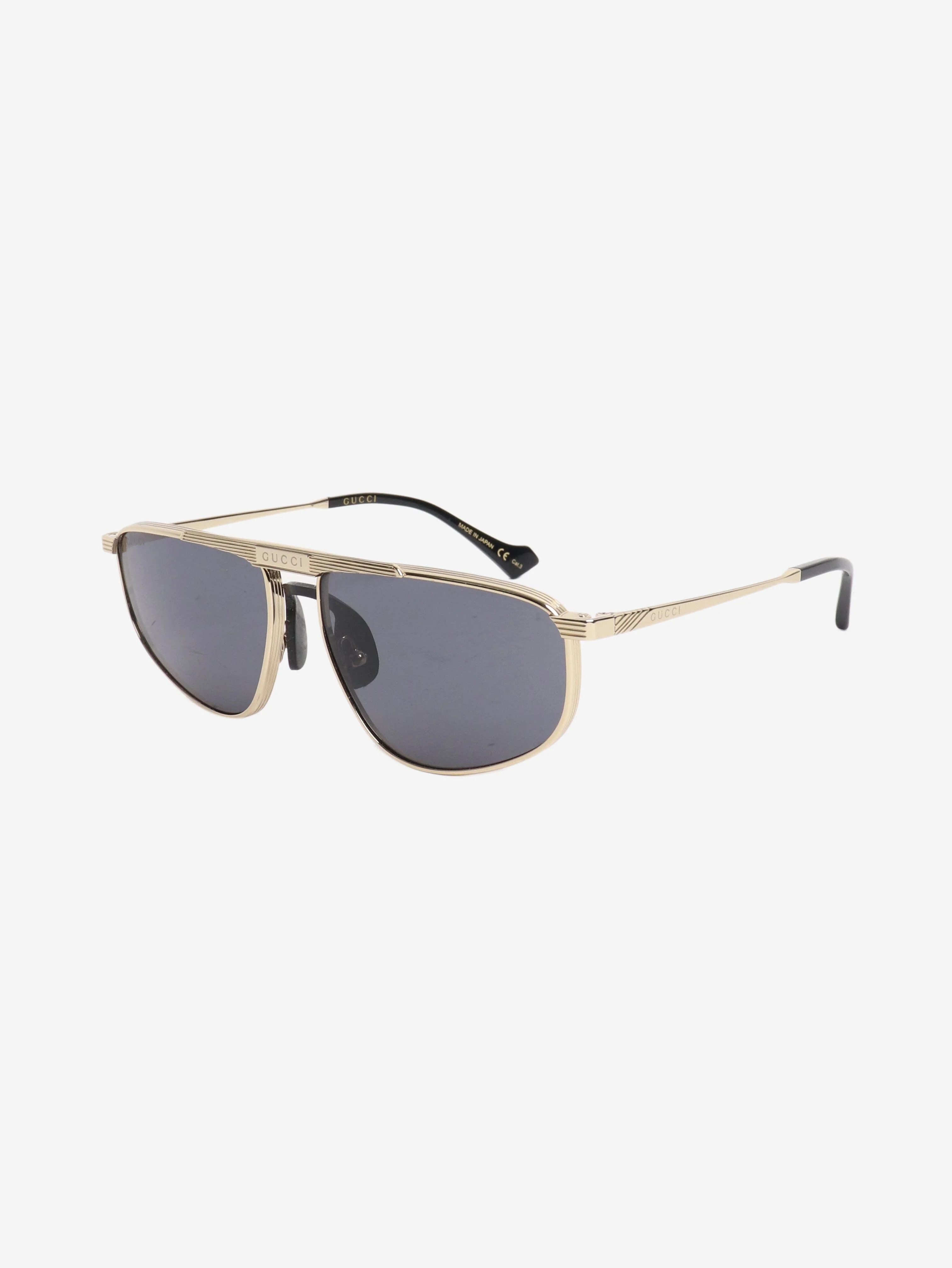 Gold aviator sunglasses - Image 2