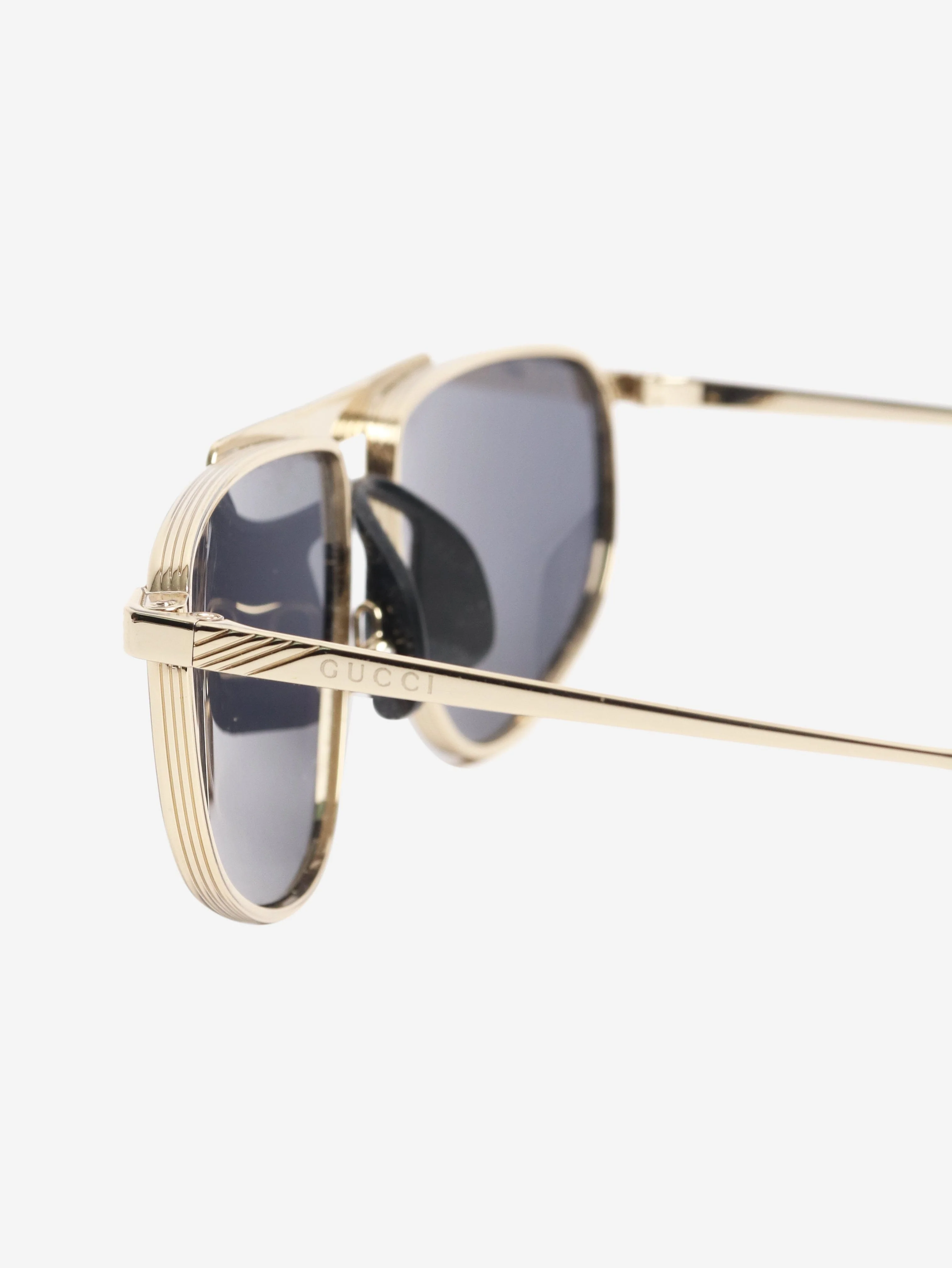 Gold aviator sunglasses - Image 5