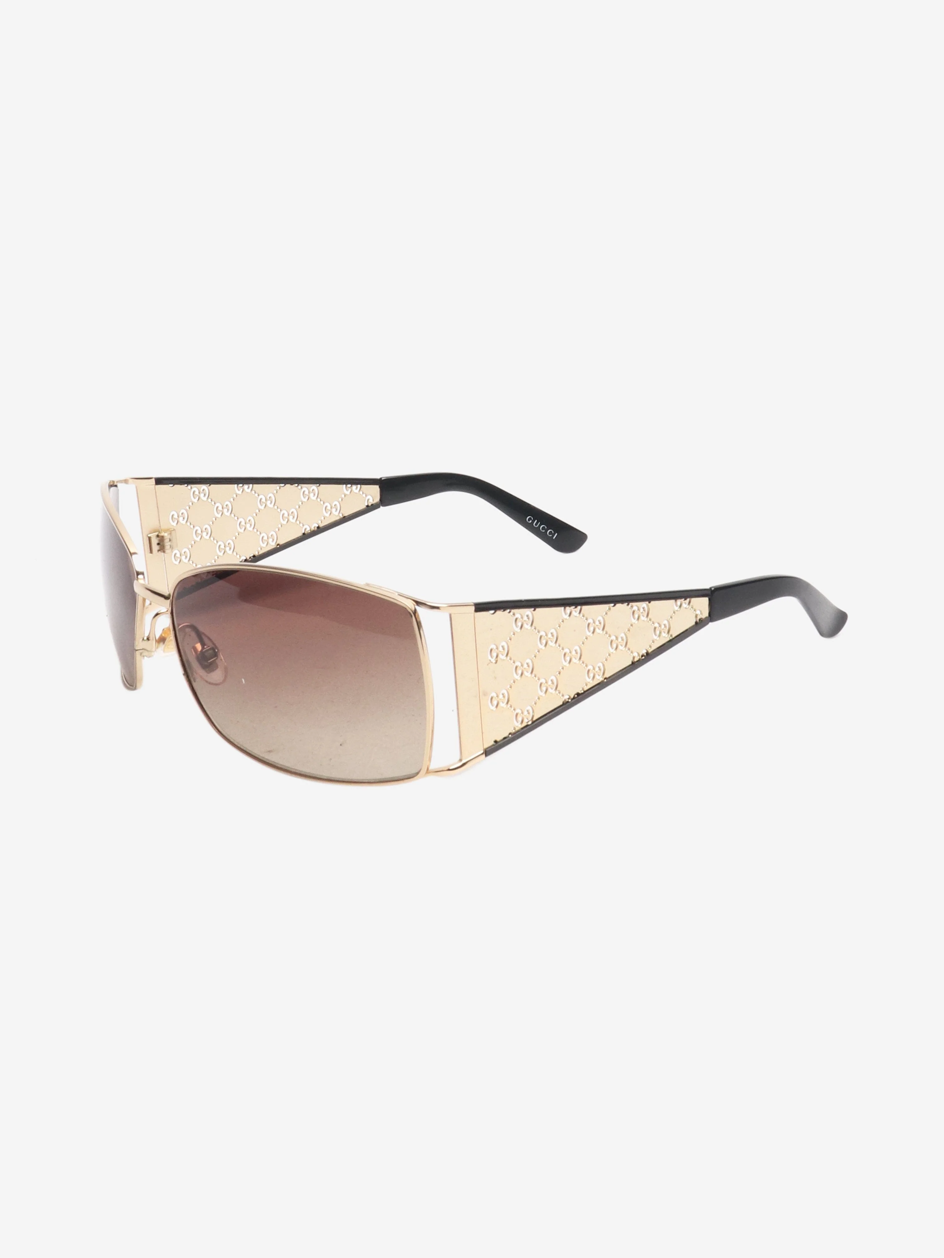Gold websline sunglasses - Image 4