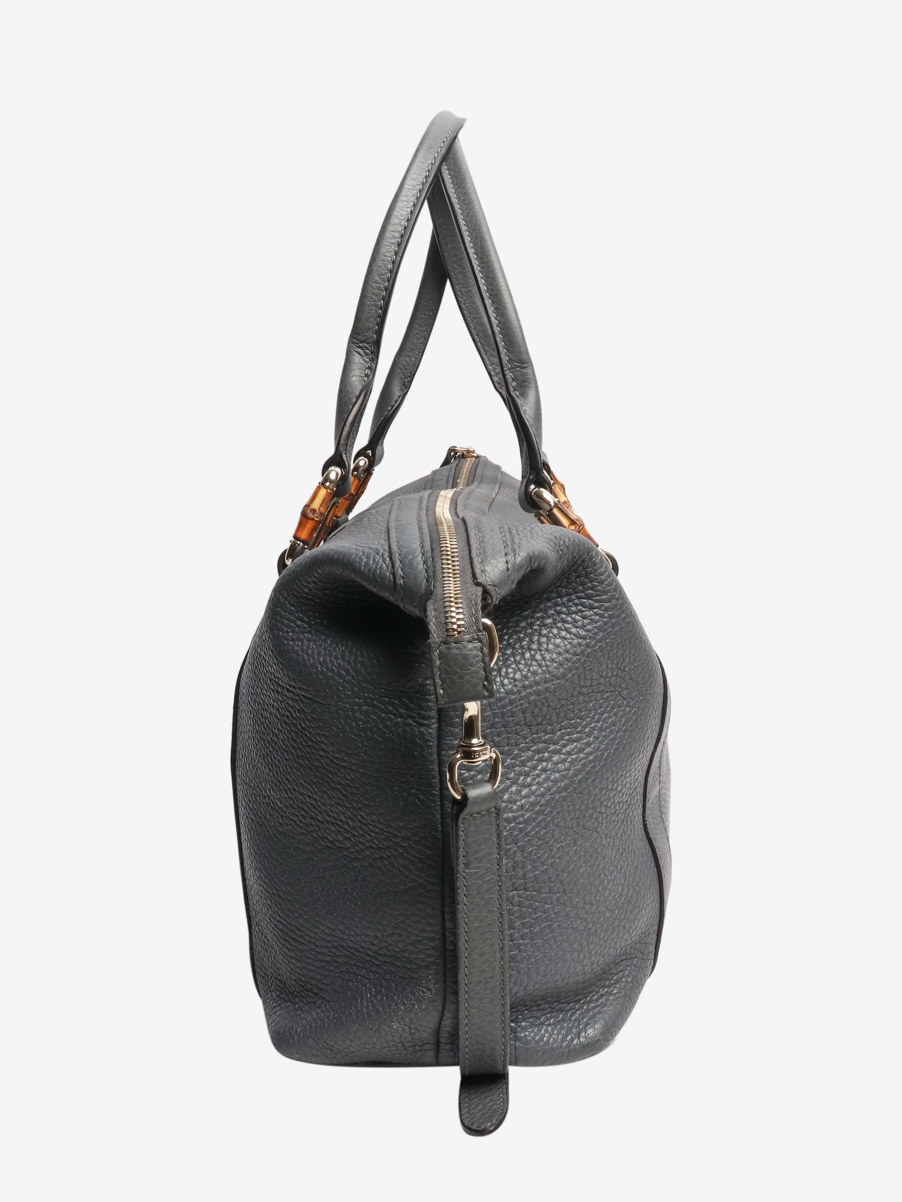 Grey 2 way tote bag - Image 2