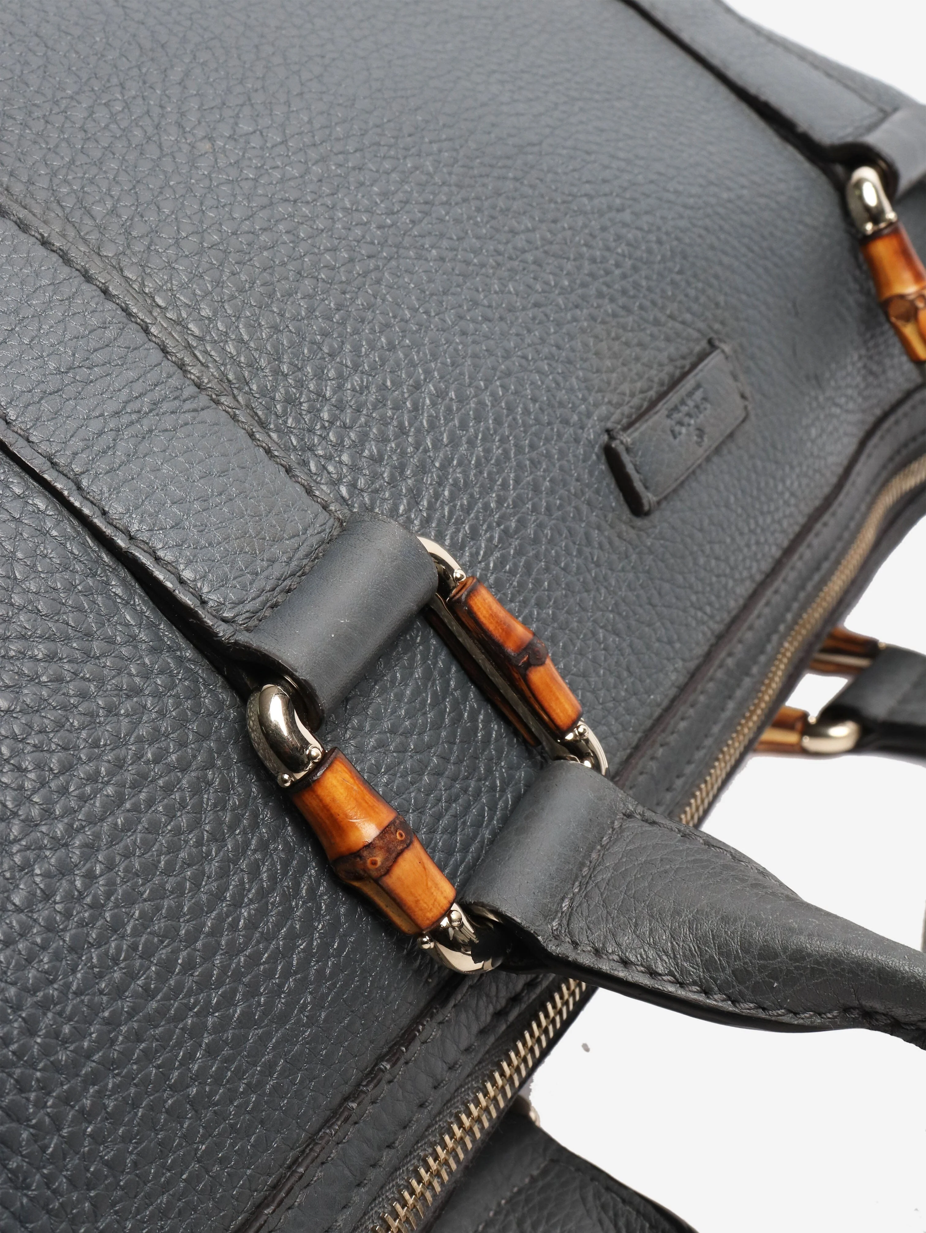 Grey 2 way tote bag - Image 5