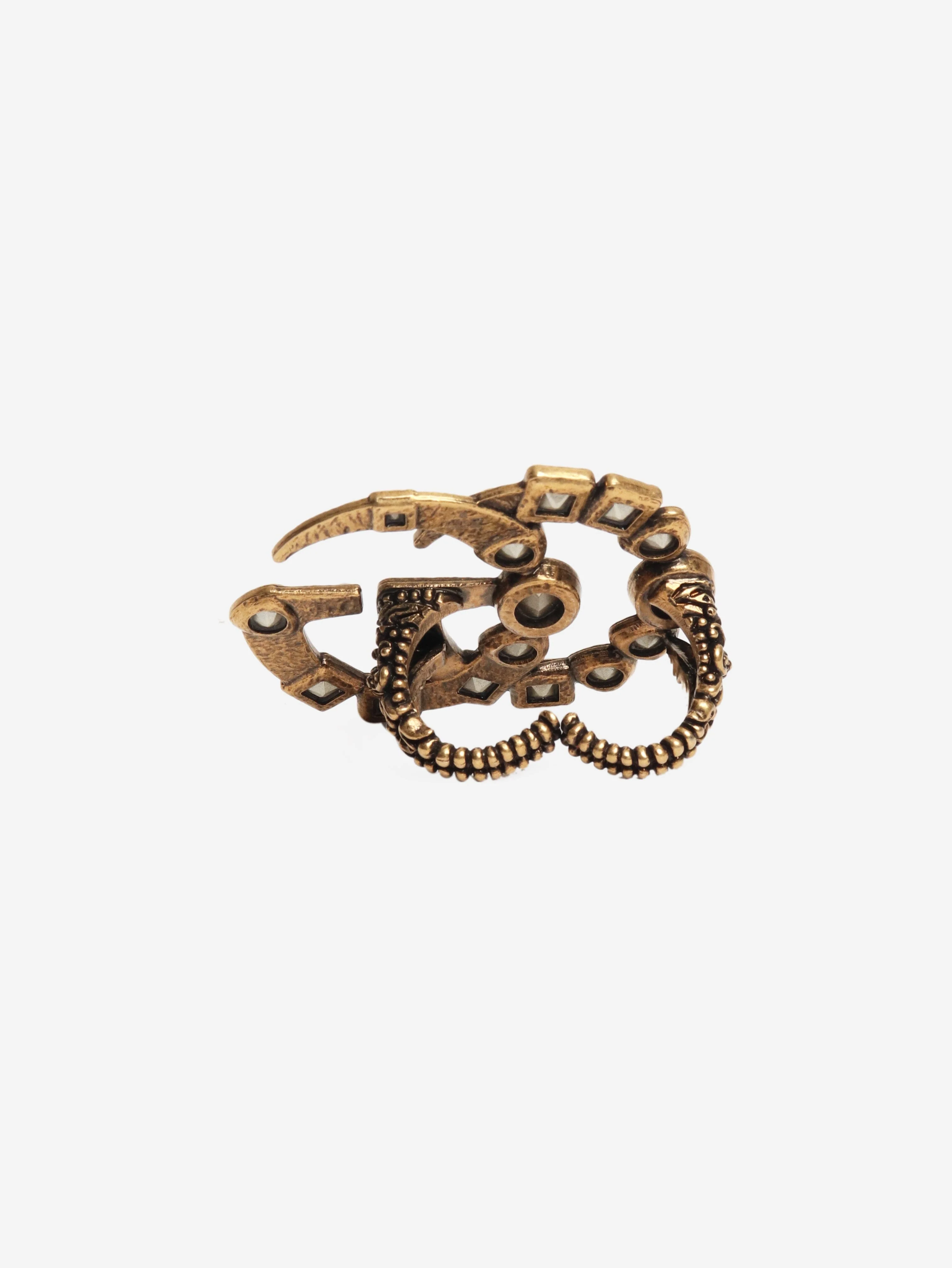 Multi Marmont gemstone double ring - Image 2