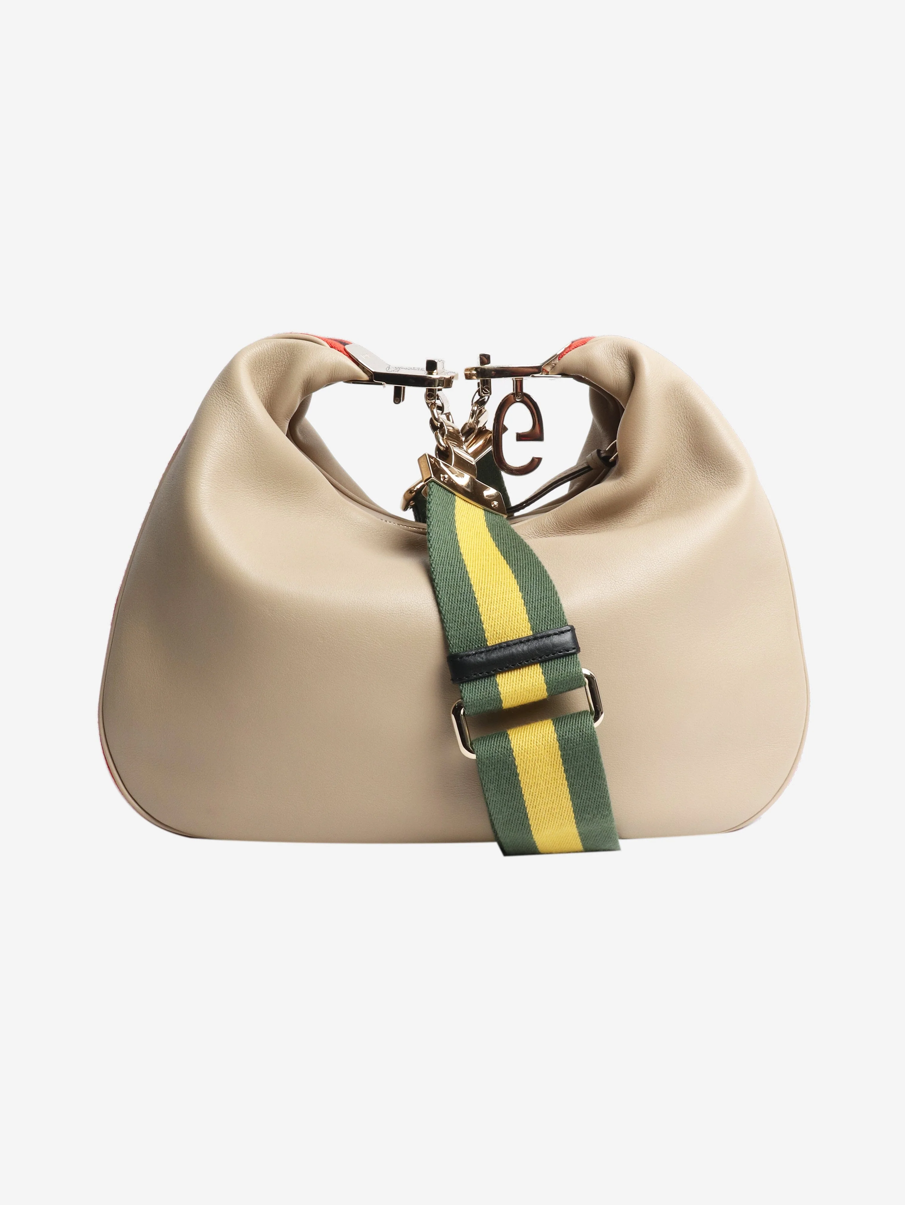 Beige Attache shoulder bag