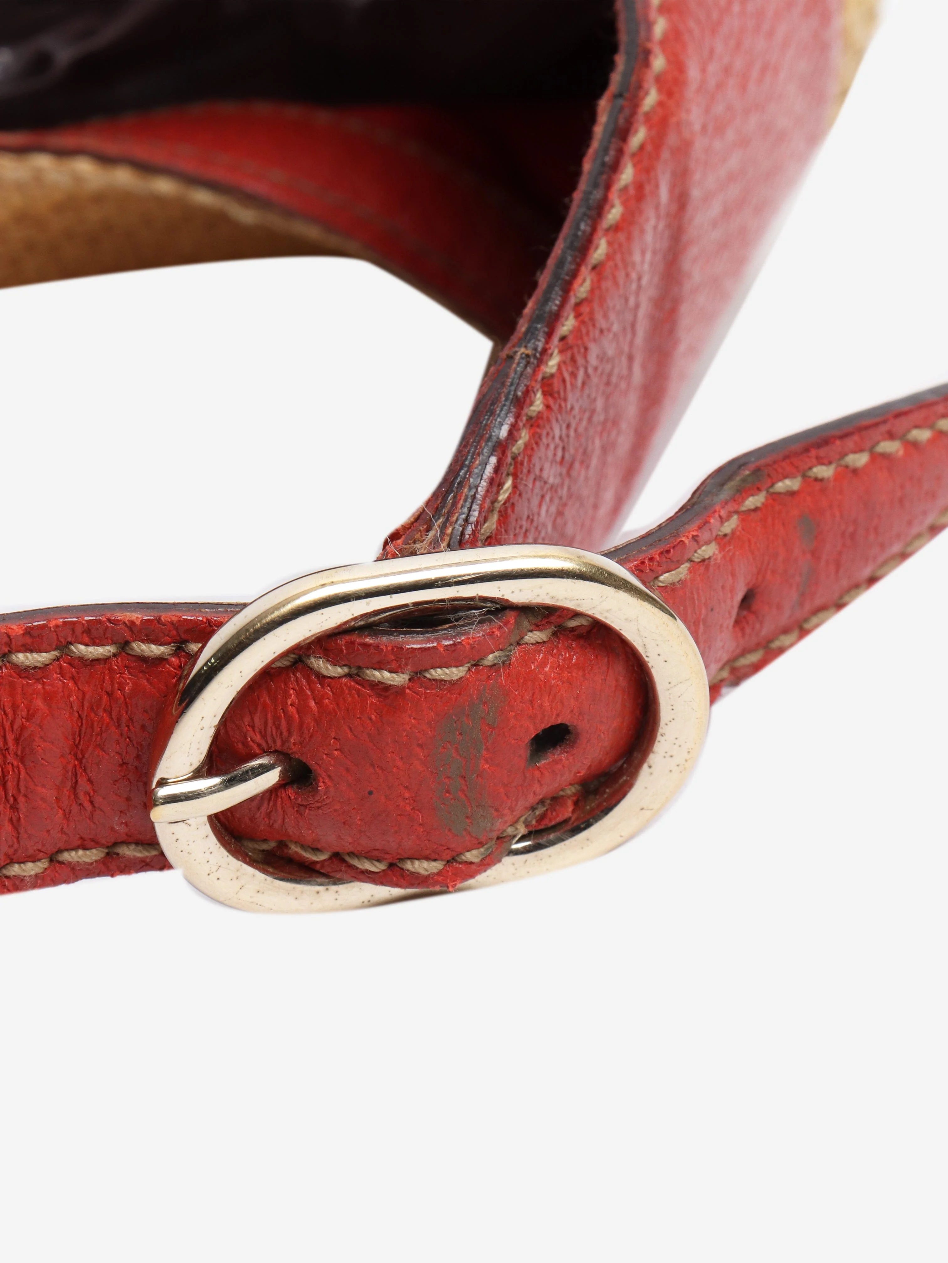 Neutral New Jackie straw and leather shoulder bag - Image 6