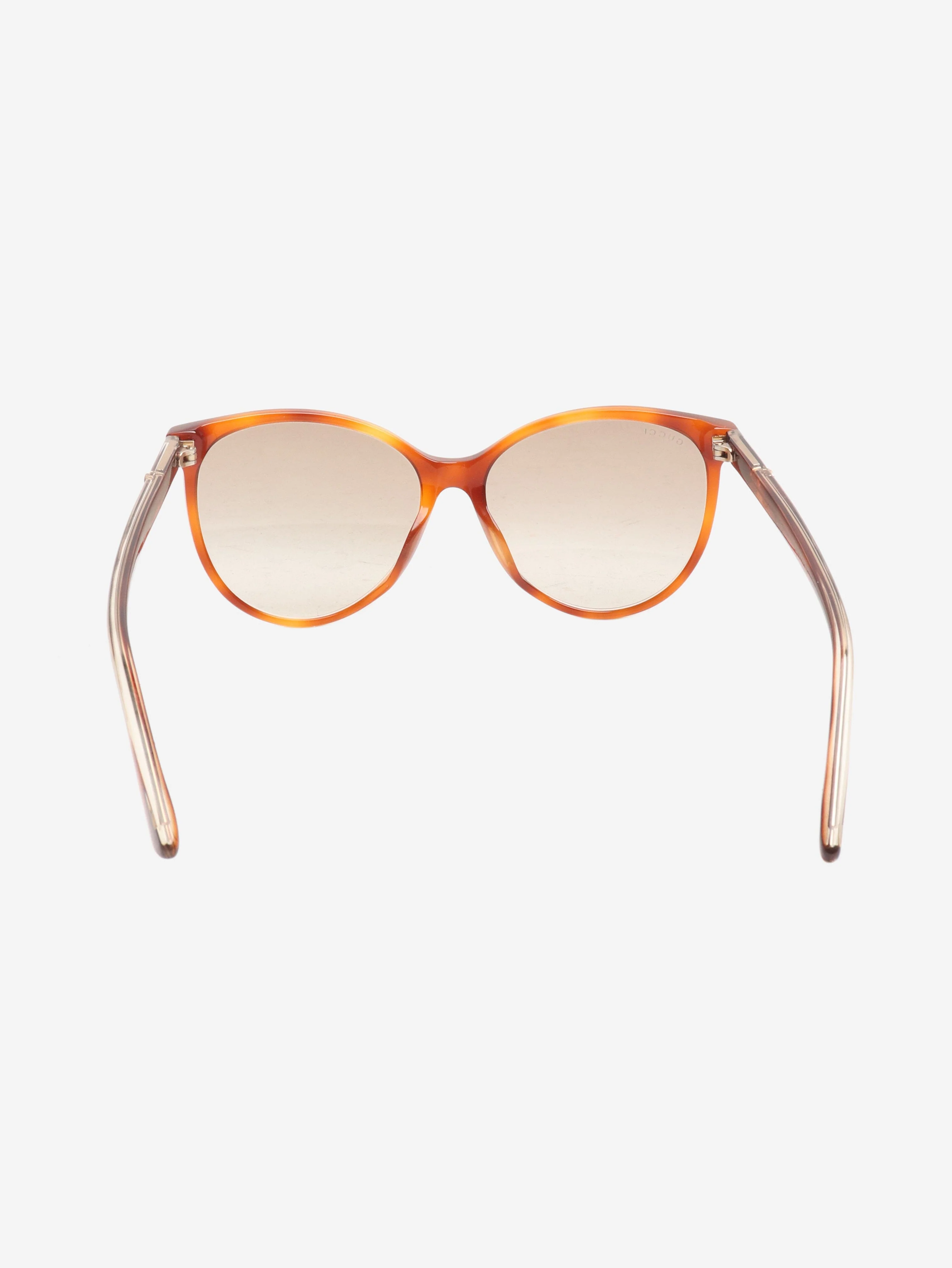 Orange tortoise oversized sunglasses - Image 3