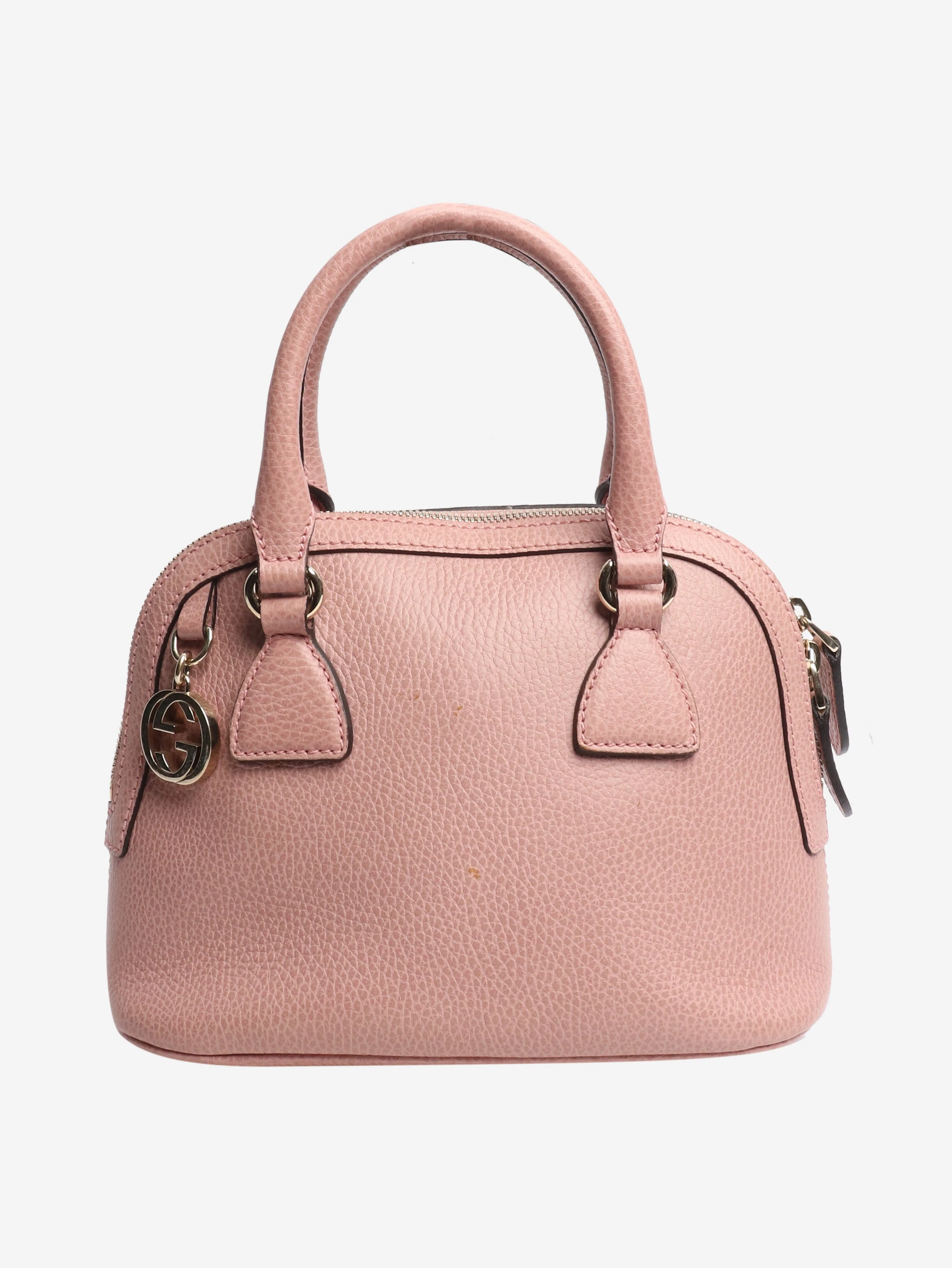 Pink leather 2way bag - Image 3