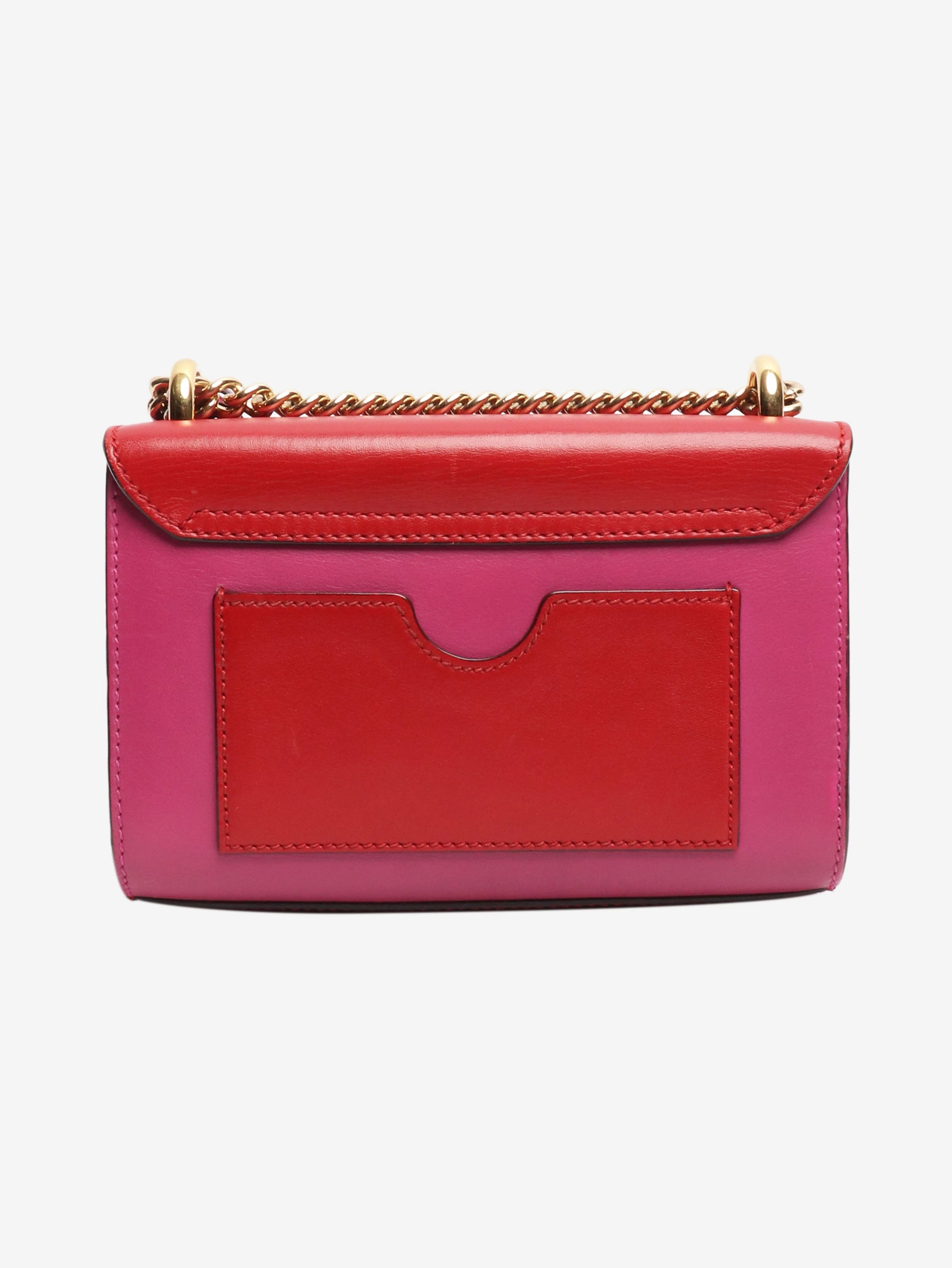Red and pink Padlock shoulder bag - Image 2