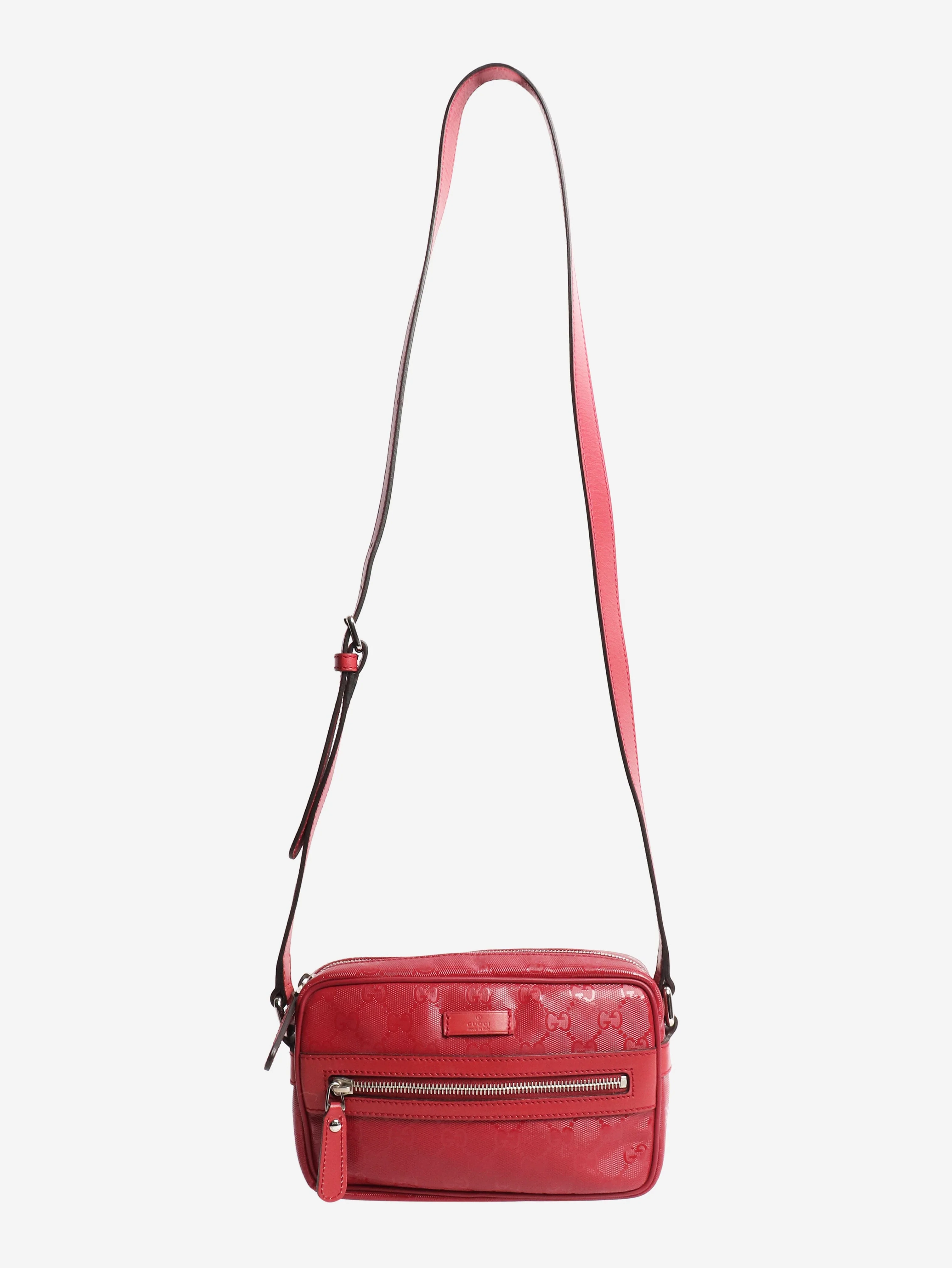 Red GG coated canvas bag - Image 2
