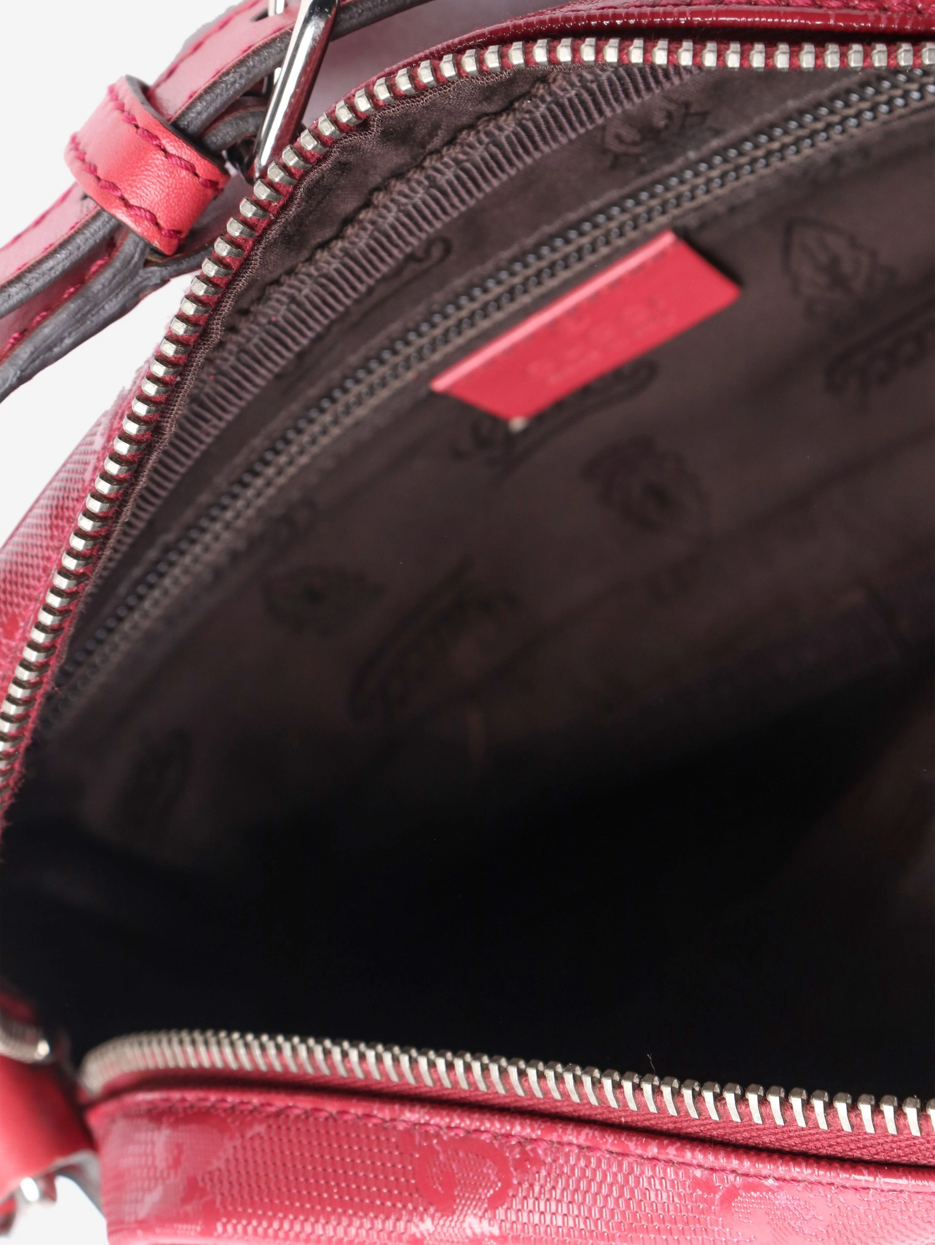 Red GG coated canvas bag - Image 5